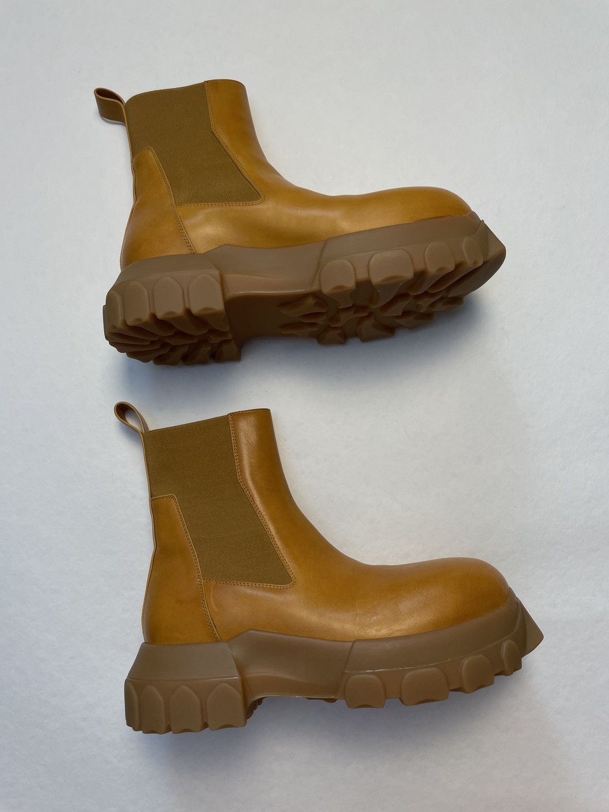 Rick Owens Rick Owens Beatle Bozo Tractor Boots In 4242 Gold Size US 9 / IT 39 - 4 Thumbnail
