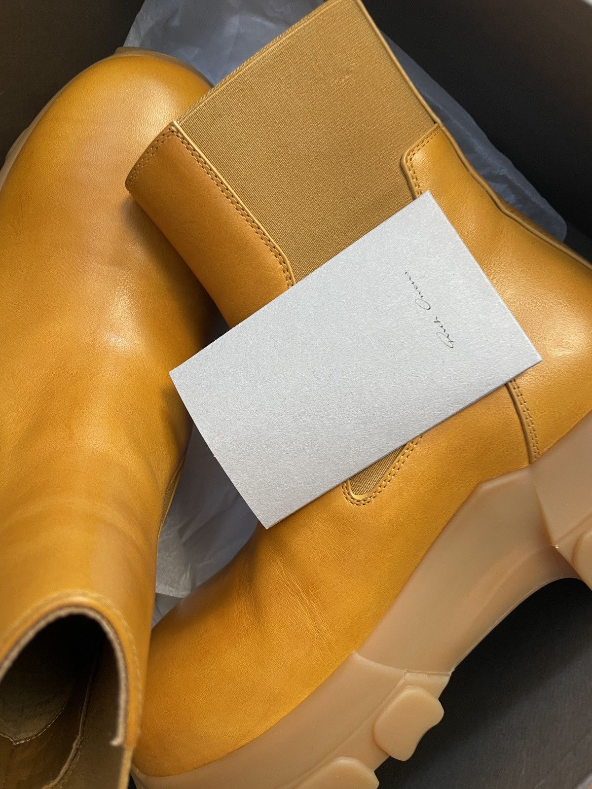 Rick Owens Rick Owens Beatle Bozo Tractor Boots In 4242 Gold Size US 9 / IT 39 - 14 Thumbnail