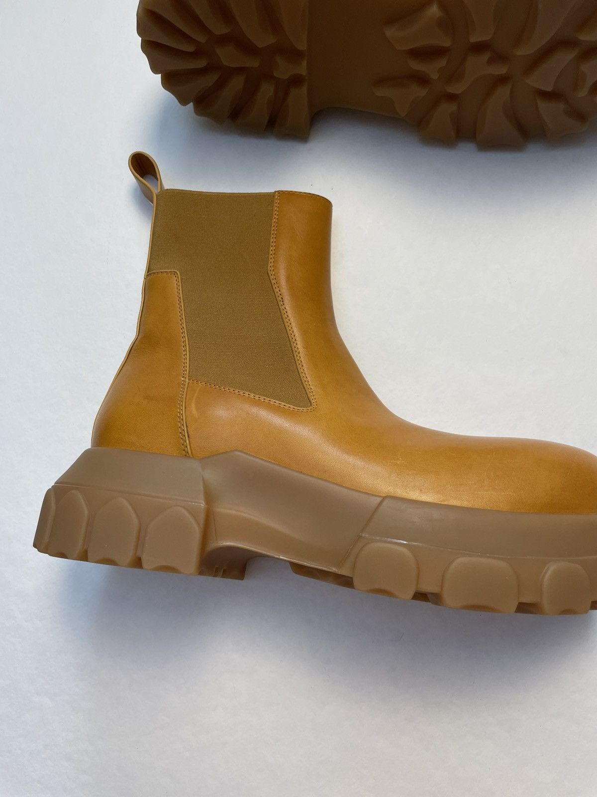 Rick Owens Rick Owens Beatle Bozo Tractor Boots In 4242 Gold Size US 9 / IT 39 - 5 Thumbnail