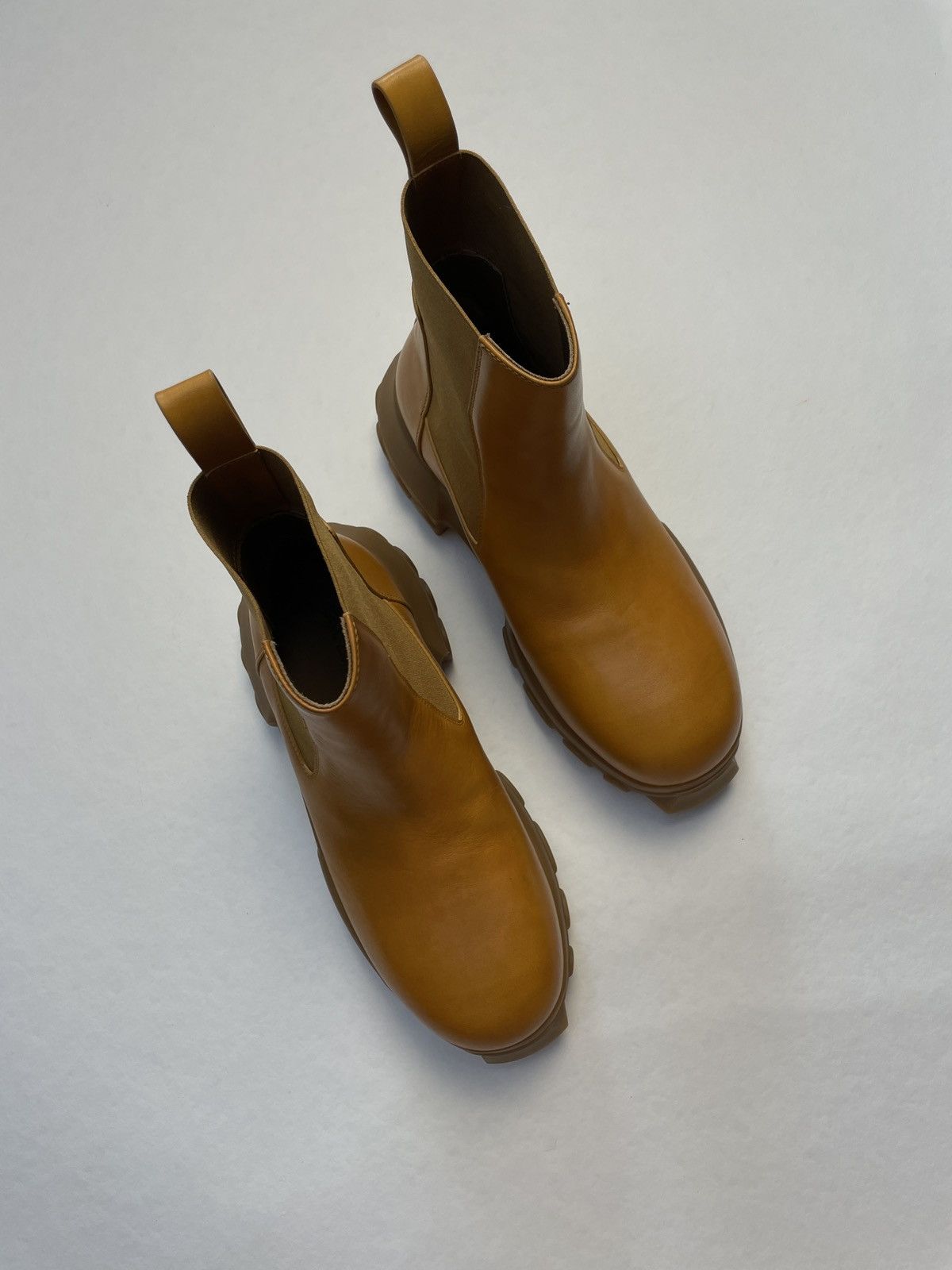Rick Owens Rick Owens Beatle Bozo Tractor Boots In 4242 Gold Size US 9 / IT 39 - 3 Thumbnail