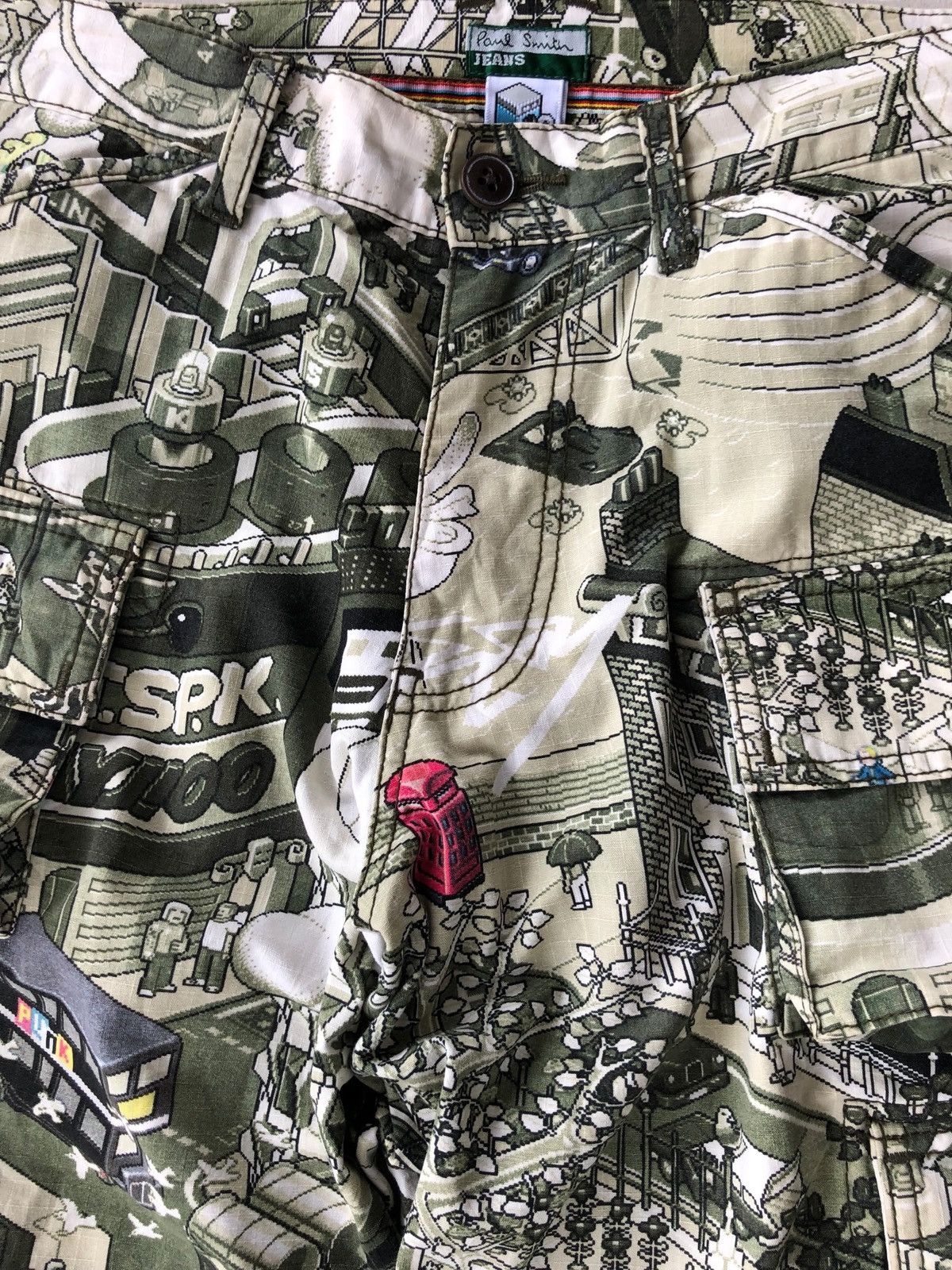 Paul Smith Paul Smith 🏴󠁧󠁢󠁥󠁮󠁧󠁿 "Future is Now" OVP Cargo Pants Size US 32 / EU 48 - 6 Thumbnail