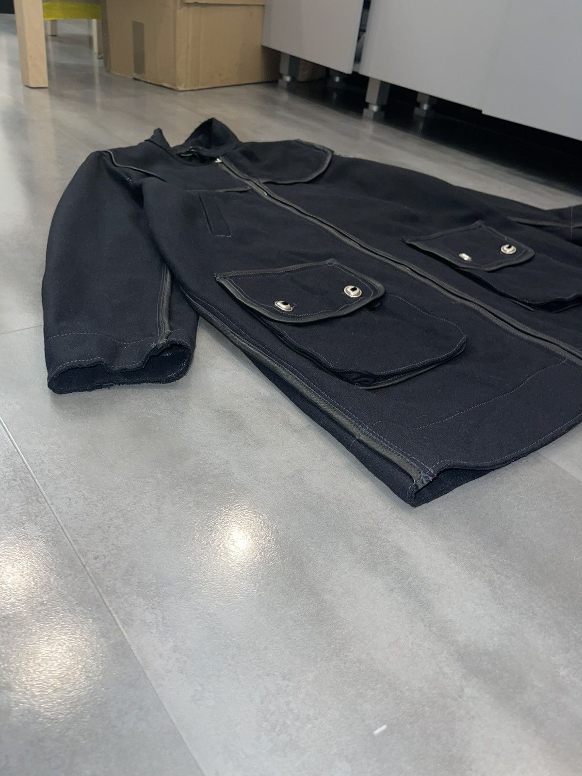 Other Archive Zu Elements Black Big Pockets Coat Jacket Size US L / EU 52-54 / 3 - 8 Thumbnail