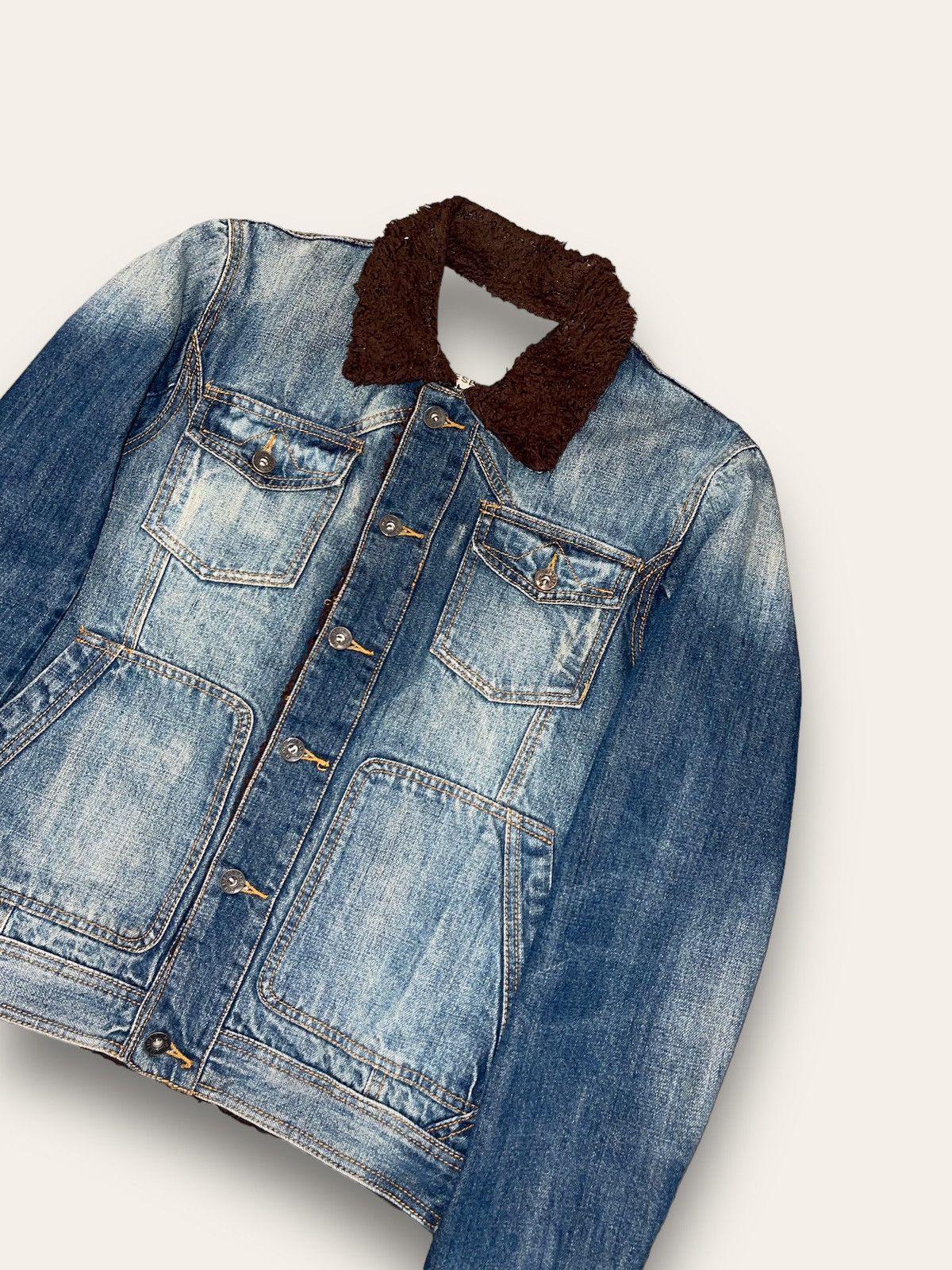 Diesel Diesel Sherpa Denim Light Jacket Size US S / EU 44-46 / 1 - 4 Thumbnail
