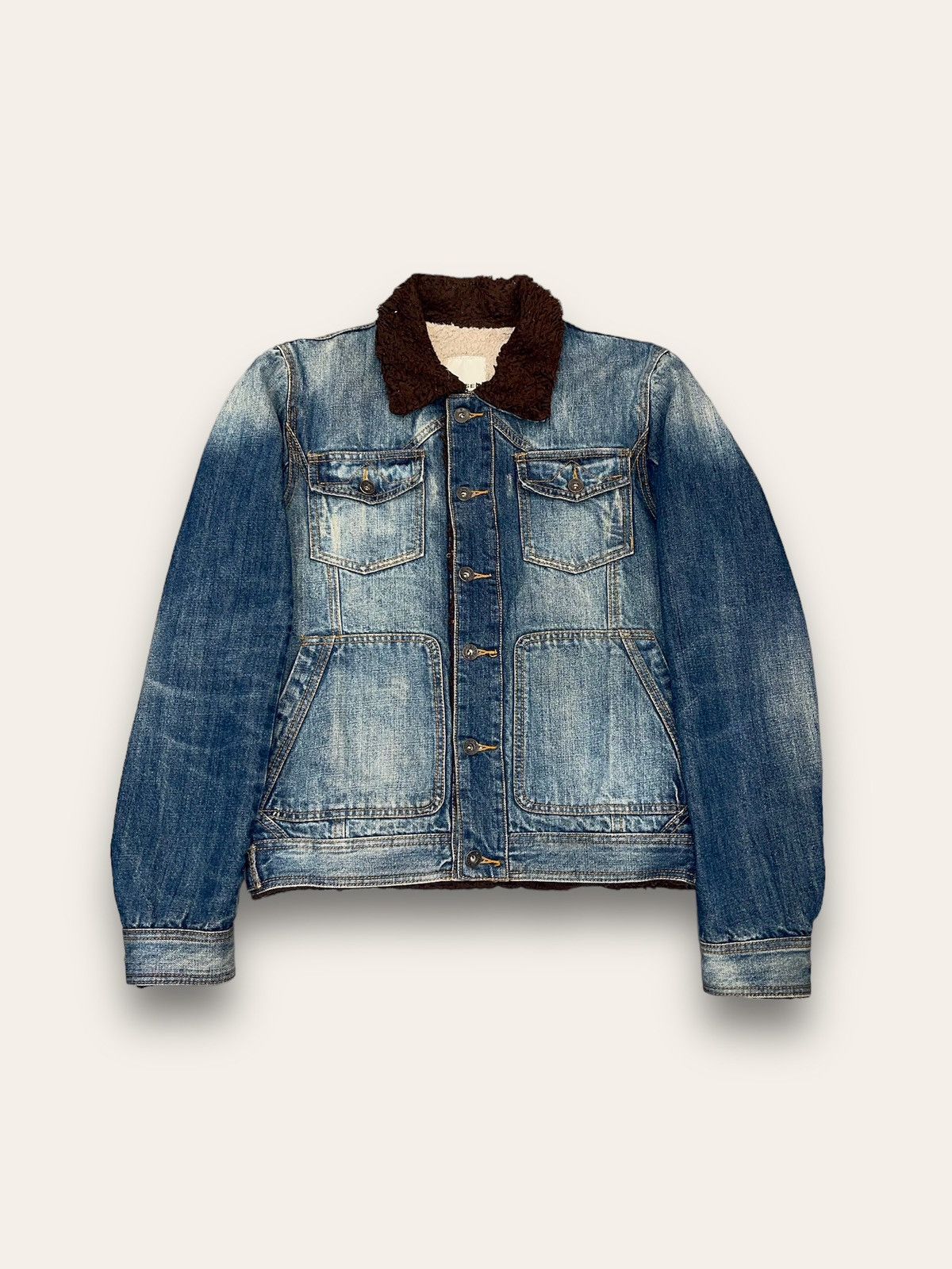 Diesel Diesel Sherpa Denim Light Jacket Size US S / EU 44-46 / 1 - 1 Thumbnail