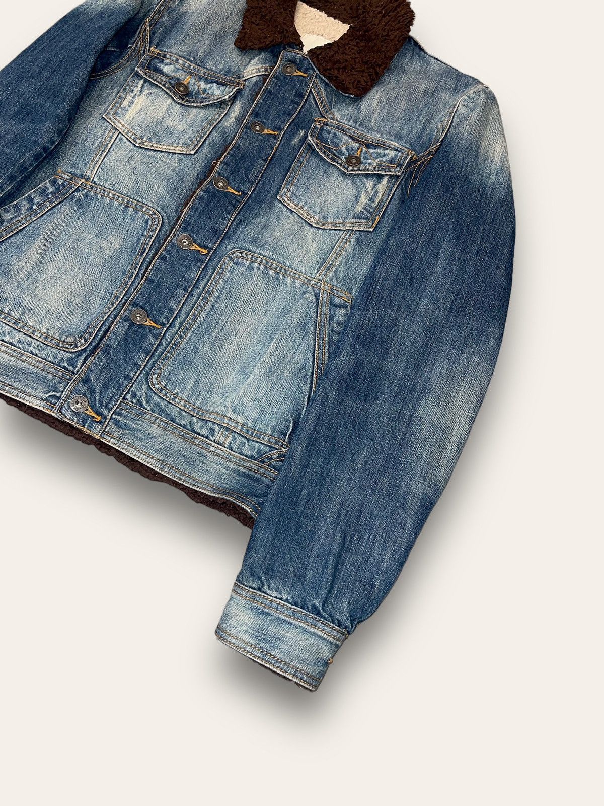 Diesel Diesel Sherpa Denim Light Jacket Size US S / EU 44-46 / 1 - 2 Thumbnail