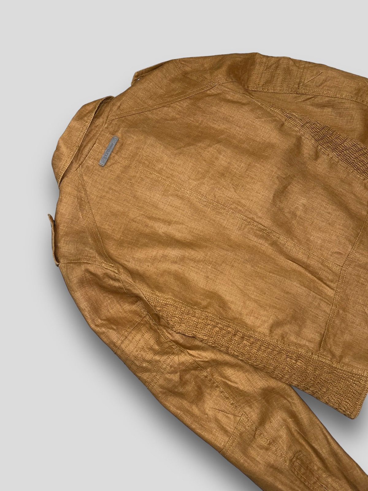 DKNY × Donna Karan Archive Donna Karan Balmain Like Beige Biker Light Jacket Size US S / EU 44-46 / 1 - 10 Thumbnail