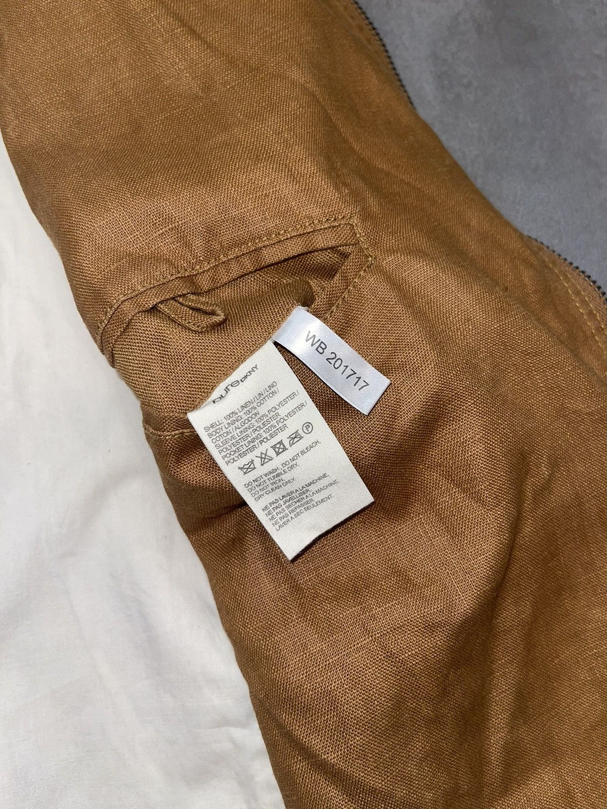 DKNY × Donna Karan Archive Donna Karan Balmain Like Beige Biker Light Jacket Size US S / EU 44-46 / 1 - 15 Thumbnail
