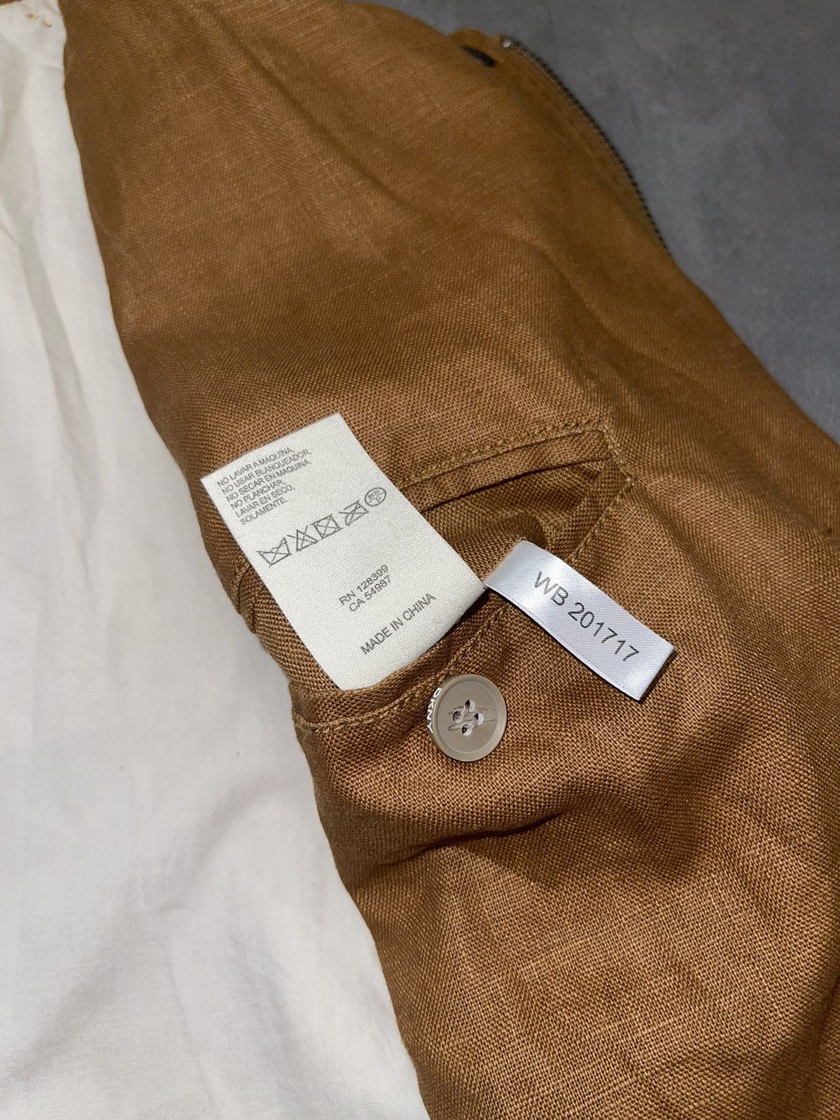 DKNY × Donna Karan Archive Donna Karan Balmain Like Beige Biker Light Jacket Size US S / EU 44-46 / 1 - 16 Thumbnail