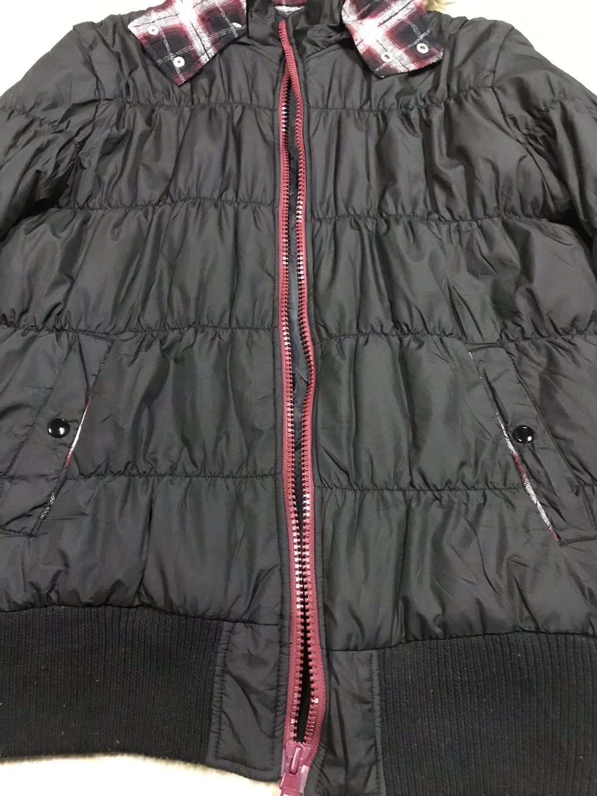 Japanese Brand × Vintage Sorridere Zipper Jacket Hoodie Style Puffer Padded Size US L / EU 52-54 / 3 - 6 Thumbnail