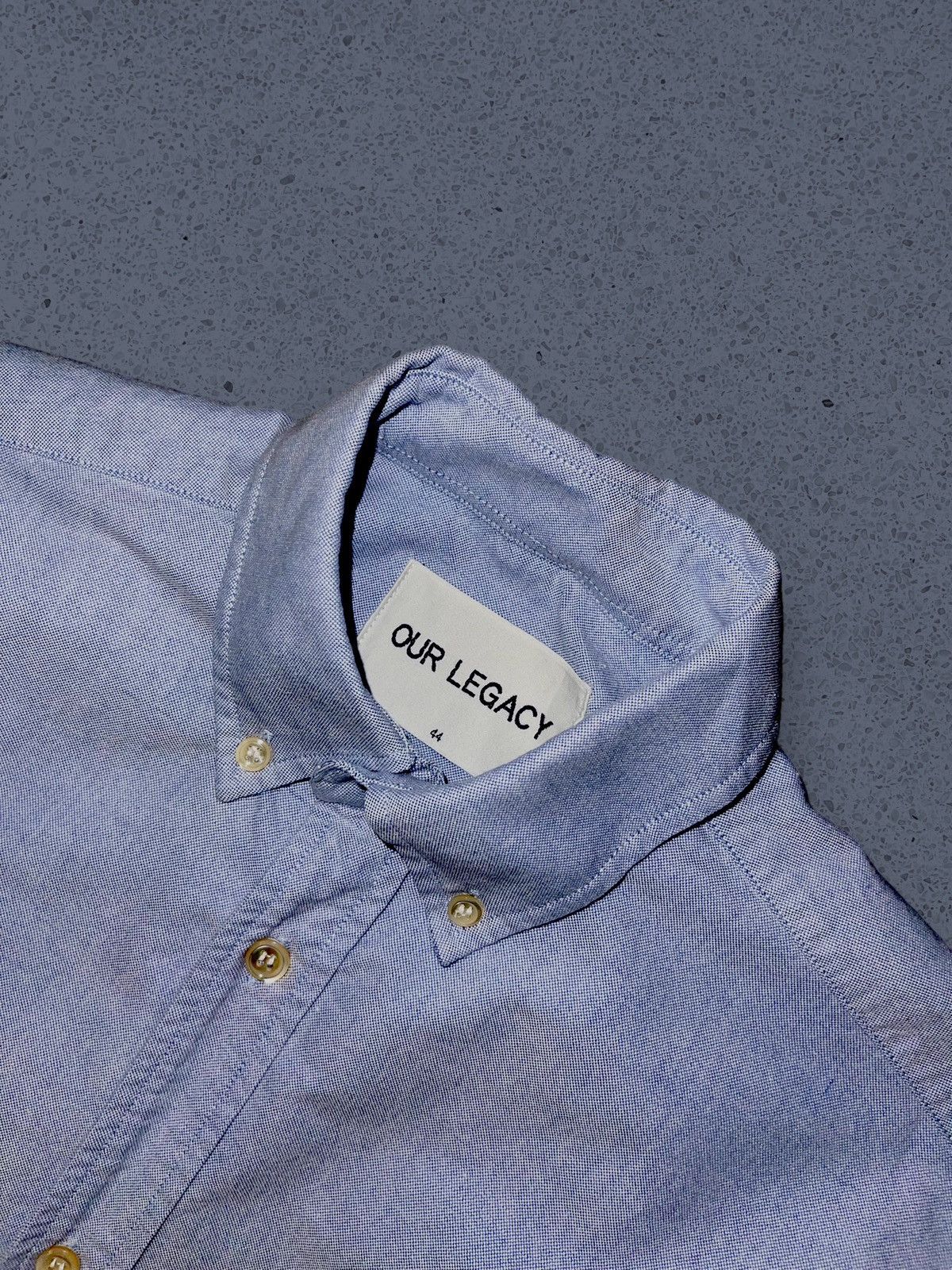 Our Legacy Our Legacy Baby Blue Button Up Shirt Size US S / EU 44-46 / 1 - 11 Thumbnail