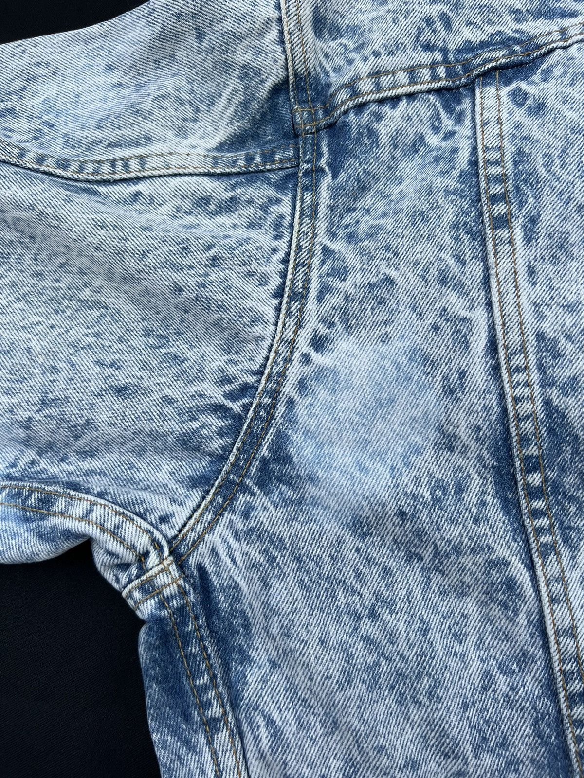 Levi's 80s 90s Levi’s Made in Usa Acid Washed Trucker Denim Jacket Size US L / EU 52-54 / 3 - 12 Thumbnail
