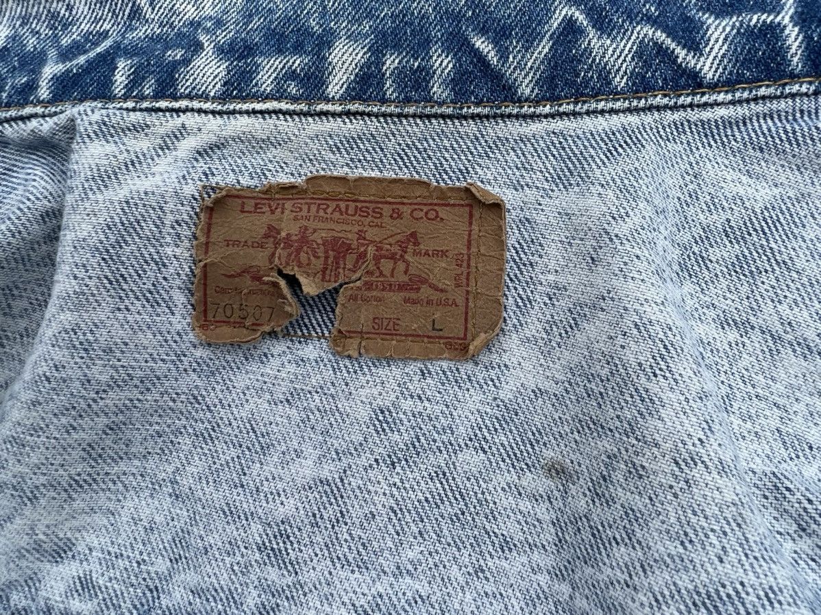 Levi's 80s 90s Levi’s Made in Usa Acid Washed Trucker Denim Jacket Size US L / EU 52-54 / 3 - 20 Thumbnail