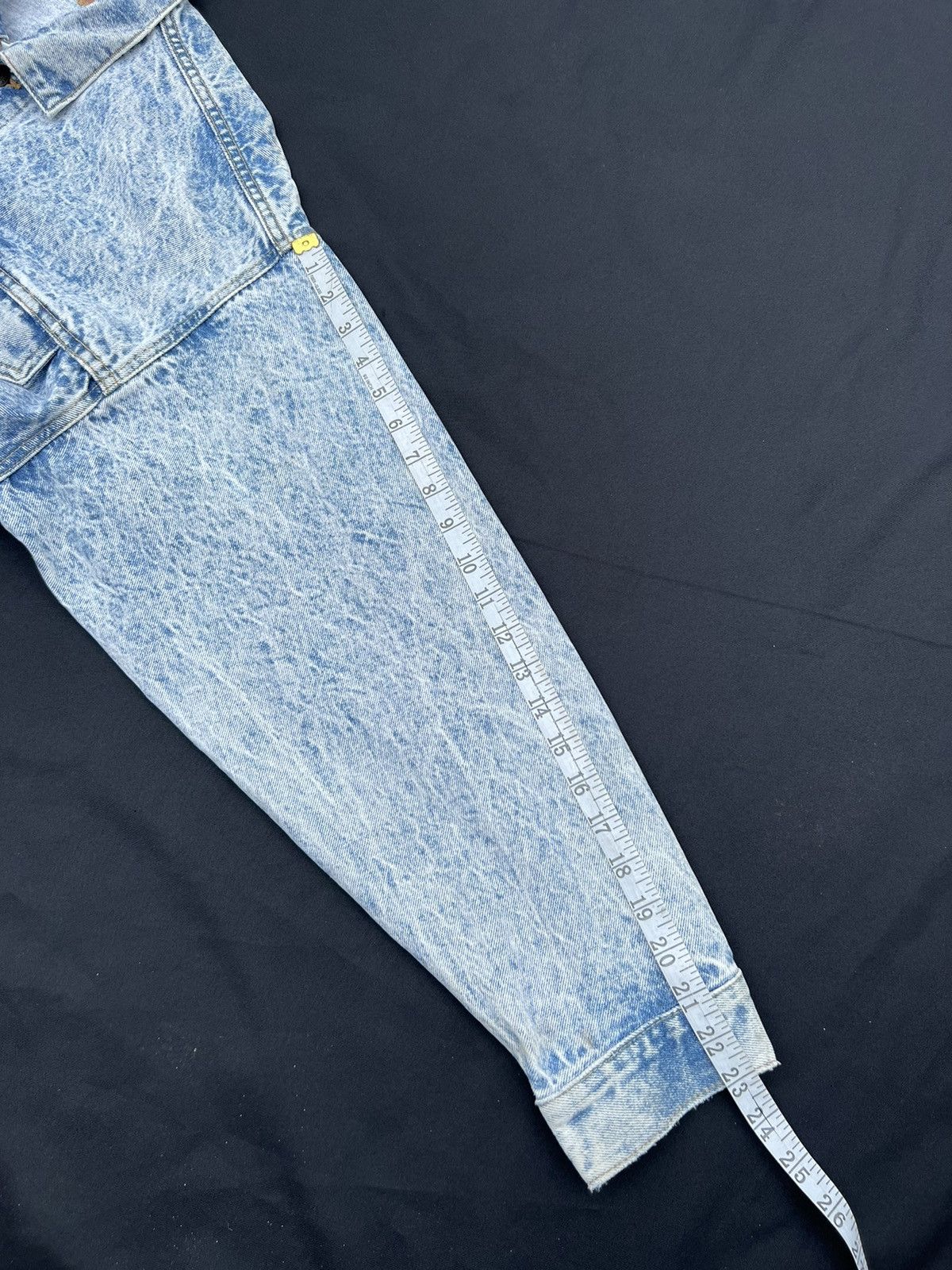 Levi's 80s 90s Levi’s Made in Usa Acid Washed Trucker Denim Jacket Size US L / EU 52-54 / 3 - 6 Thumbnail