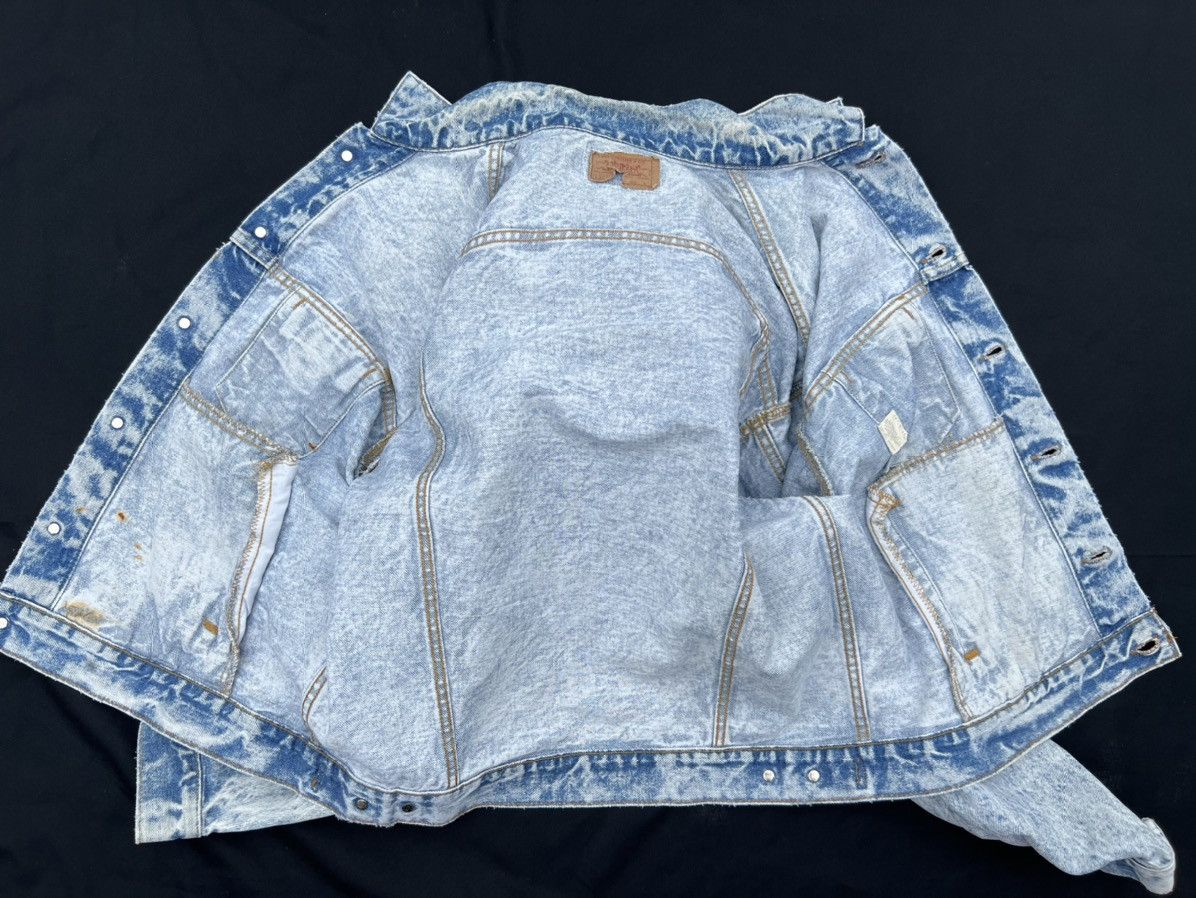 Levi's 80s 90s Levi’s Made in Usa Acid Washed Trucker Denim Jacket Size US L / EU 52-54 / 3 - 15 Thumbnail