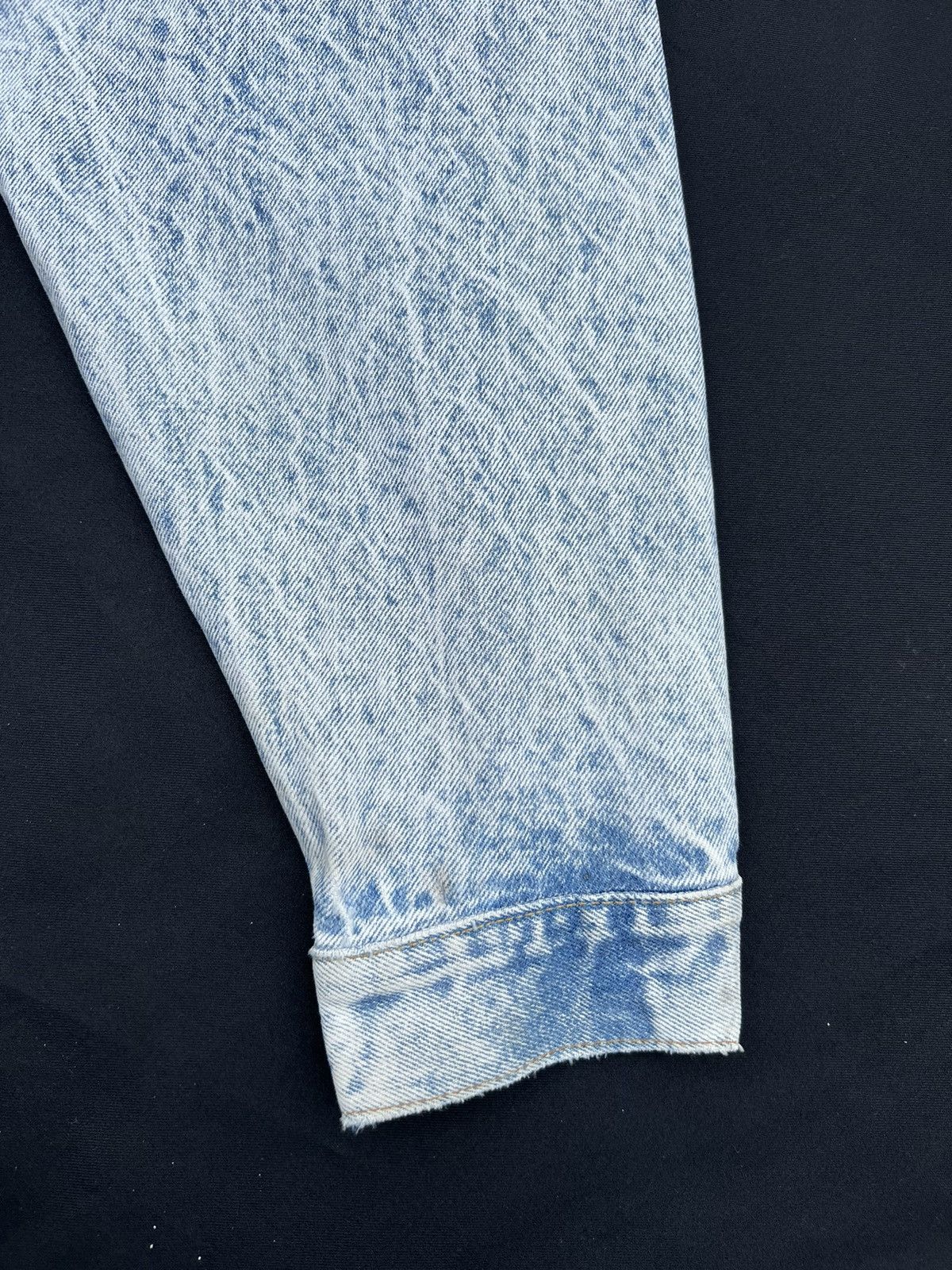 Levi's 80s 90s Levi’s Made in Usa Acid Washed Trucker Denim Jacket Size US L / EU 52-54 / 3 - 7 Thumbnail
