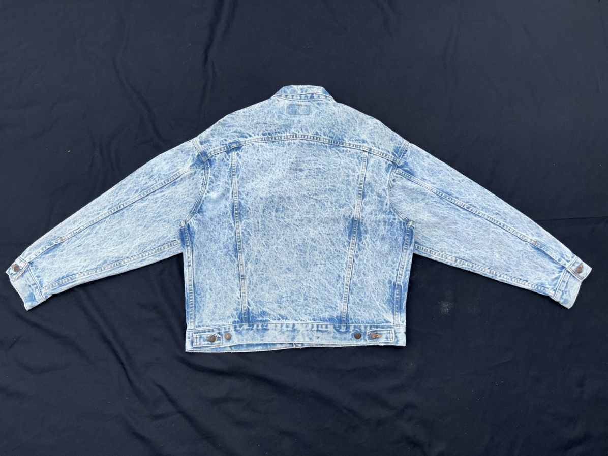 Levi's 80s 90s Levi’s Made in Usa Acid Washed Trucker Denim Jacket Size US L / EU 52-54 / 3 - 8 Thumbnail