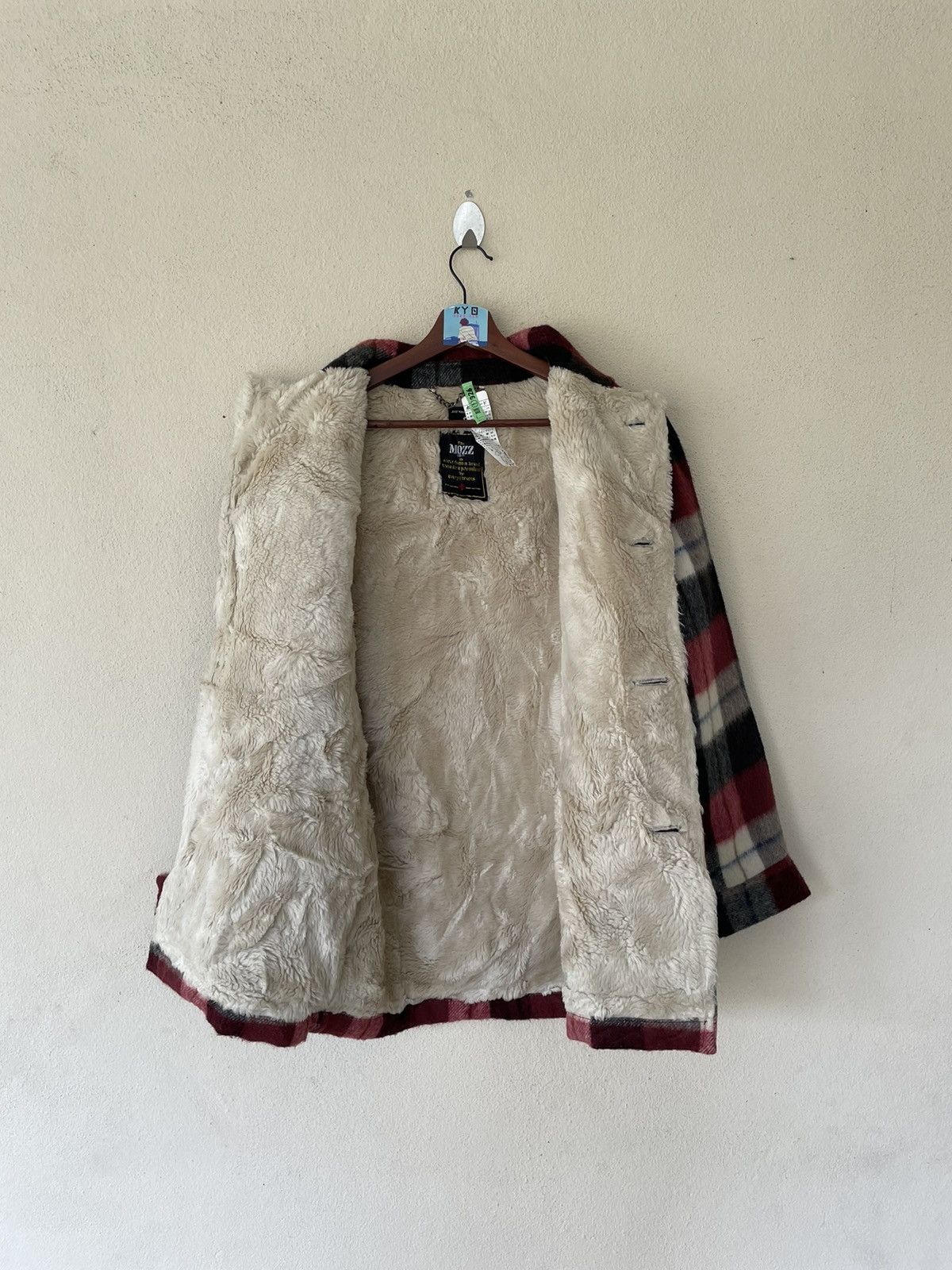 Flannel × Japanese Brand × Vintage VINTAGE THE MOZZ TARTAN SHEARLING JACKET Size US M / EU 48-50 / 2 - 7 Thumbnail