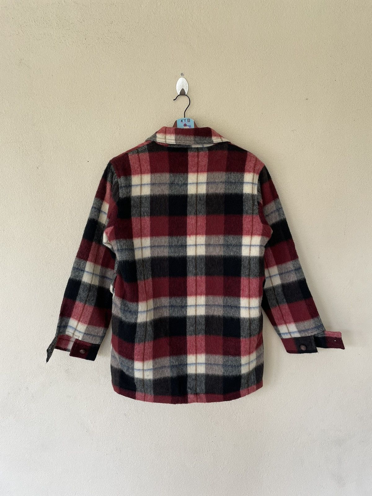 Flannel × Japanese Brand × Vintage VINTAGE THE MOZZ TARTAN SHEARLING JACKET Size US M / EU 48-50 / 2 - 4 Thumbnail