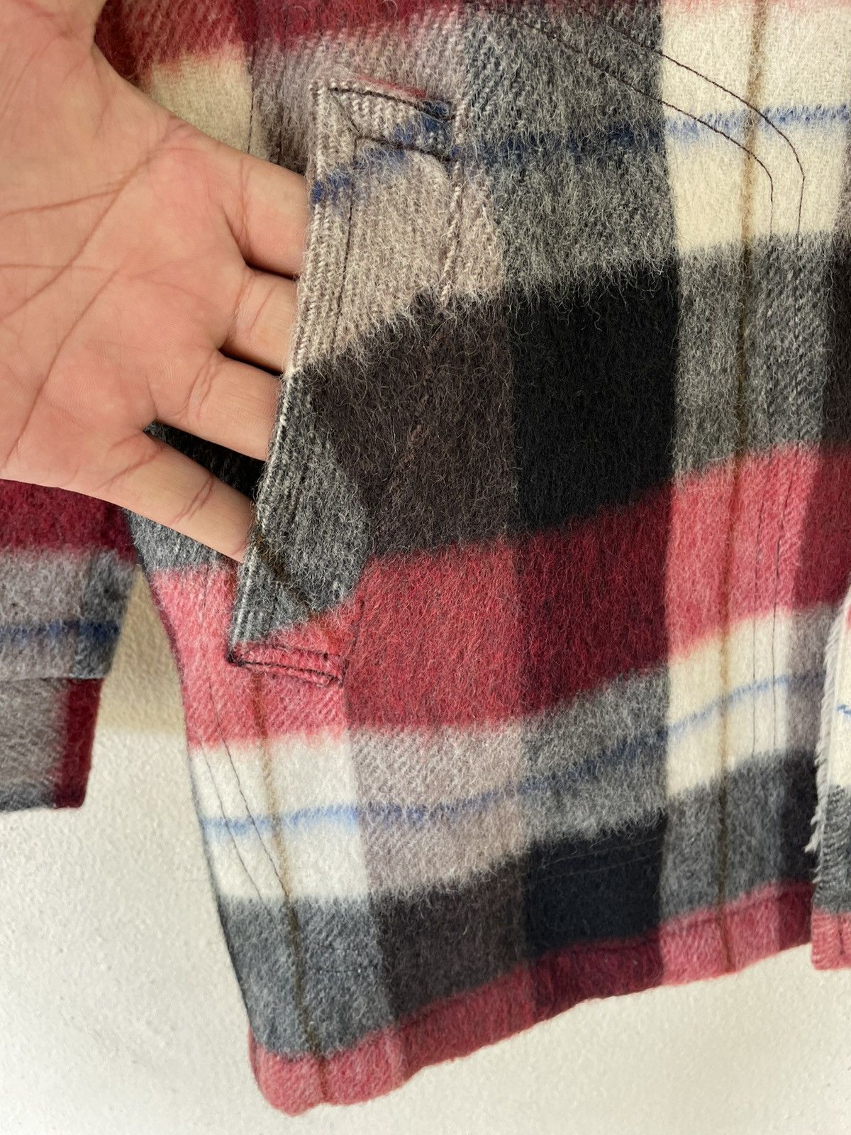 Flannel × Japanese Brand × Vintage VINTAGE THE MOZZ TARTAN SHEARLING JACKET Size US M / EU 48-50 / 2 - 8 Thumbnail