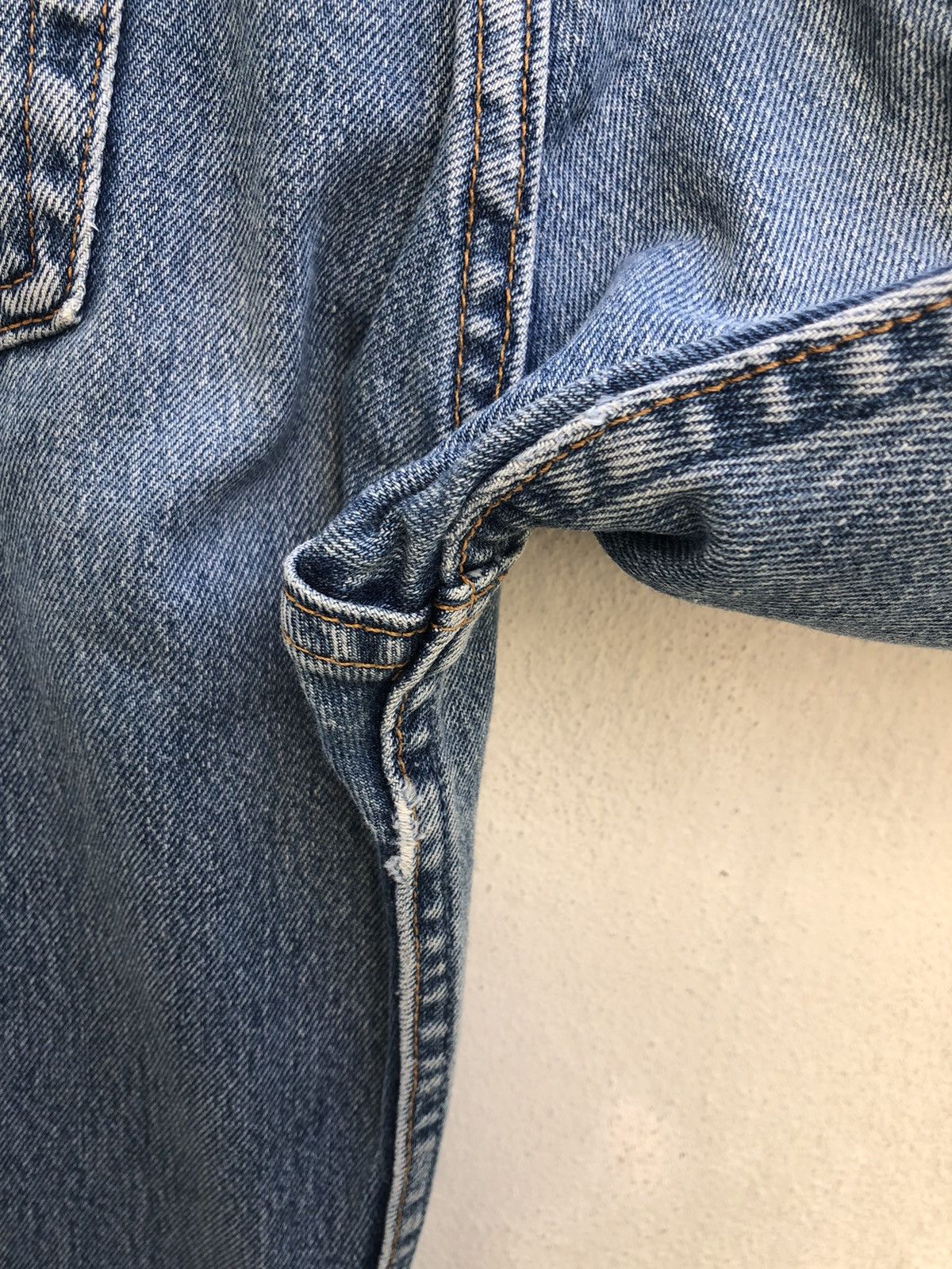 Levi's Vintage 90s Levi’s 701 Student Released Hem Denim Jeans Size US 29 - 18 Thumbnail