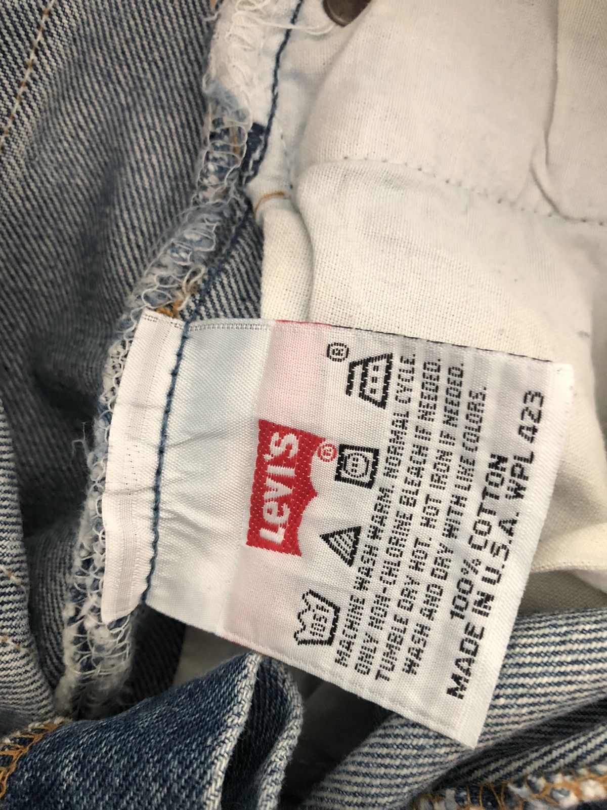 Levi's Vintage 90s Levi’s 701 Student Released Hem Denim Jeans Size US 29 - 19 Thumbnail