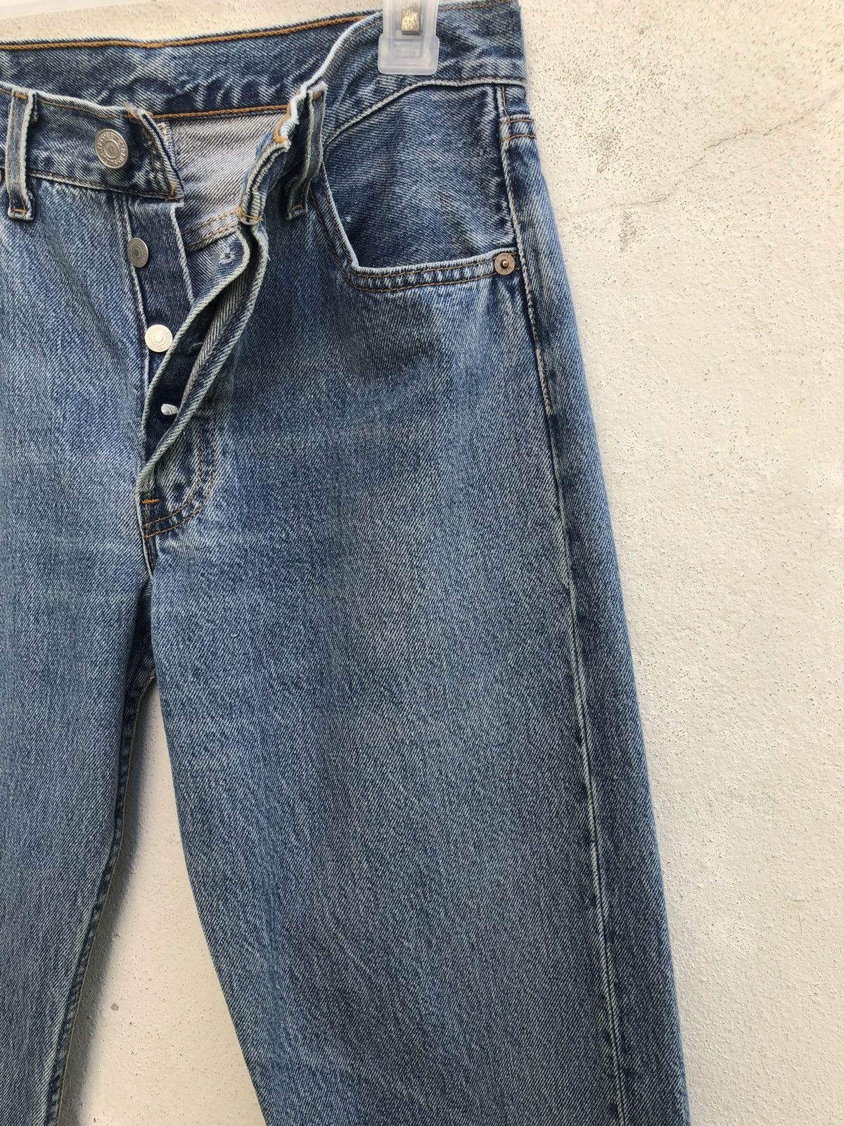 Levi's Vintage 90s Levi’s 701 Student Released Hem Denim Jeans Size US 29 - 6 Thumbnail