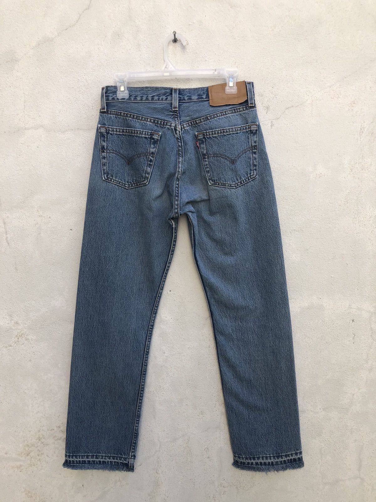 Levi's Vintage 90s Levi’s 701 Student Released Hem Denim Jeans Size US 29 - 9 Thumbnail