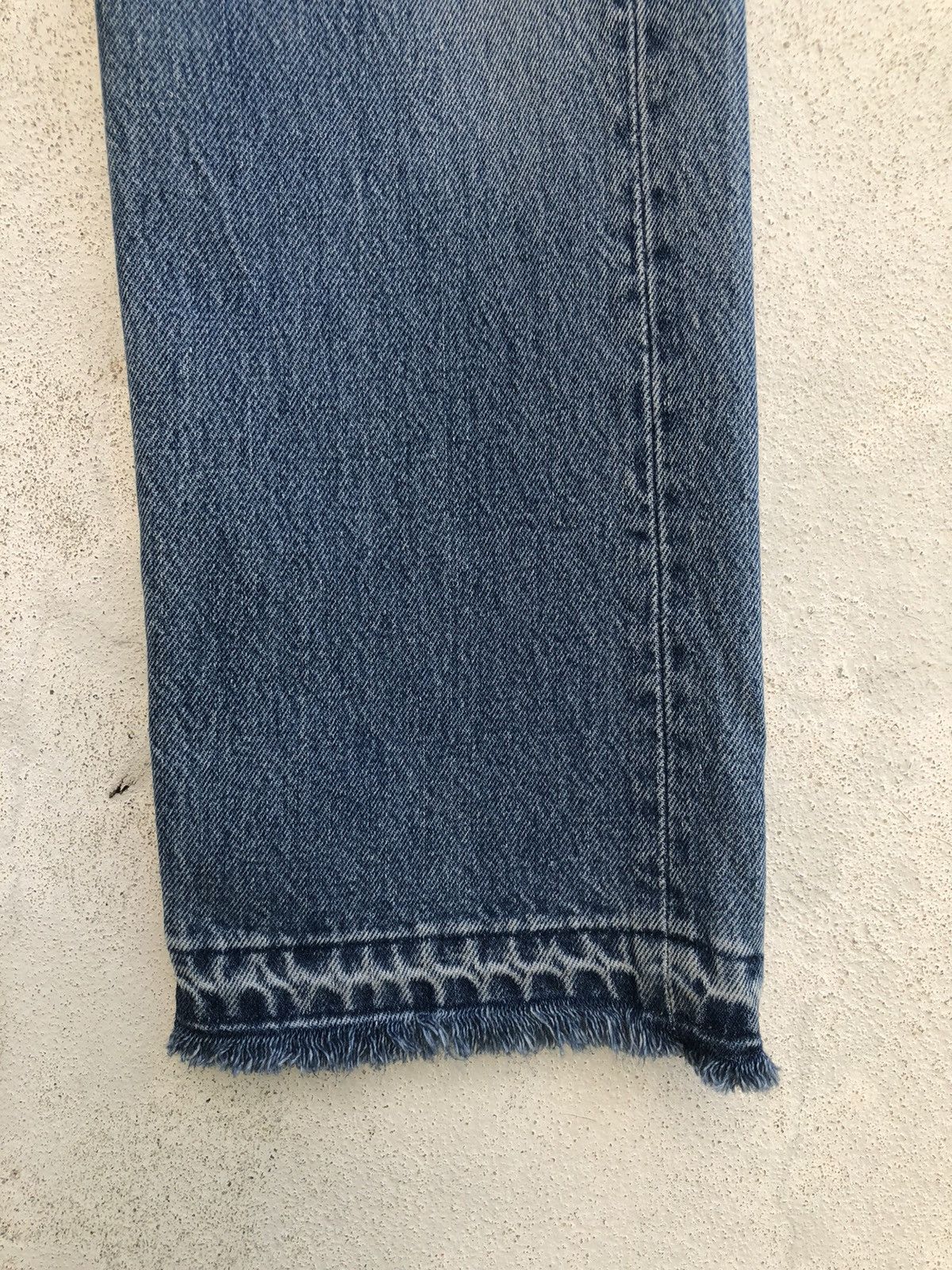 Levi's Vintage 90s Levi’s 701 Student Released Hem Denim Jeans Size US 29 - 8 Thumbnail