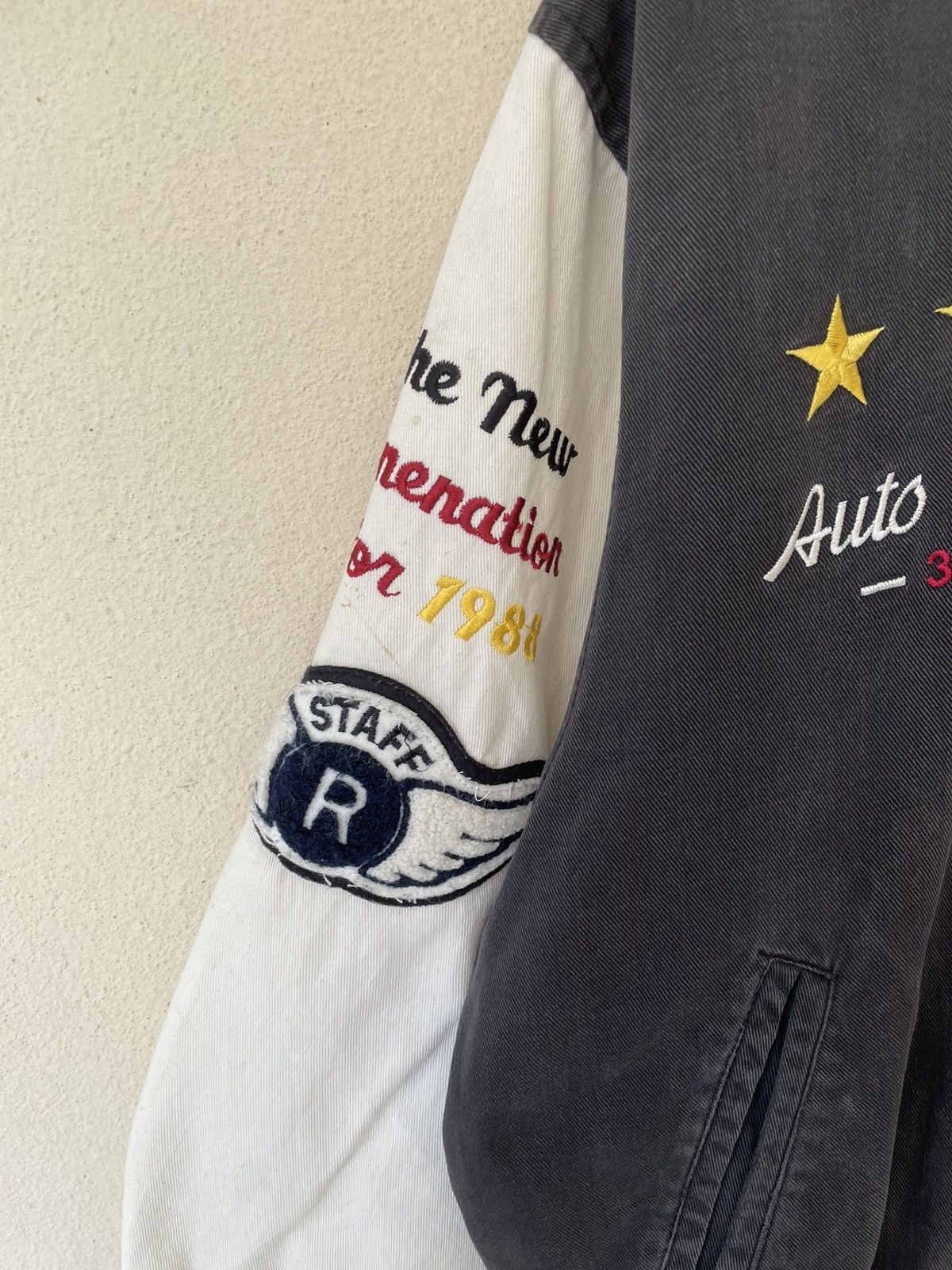 Vintage 💥FINAL DROP💥VINTAGE MOON RIDER REVERSIBLE VARSITY JACKET Size US M / EU 48-50 / 2 - 22 Thumbnail