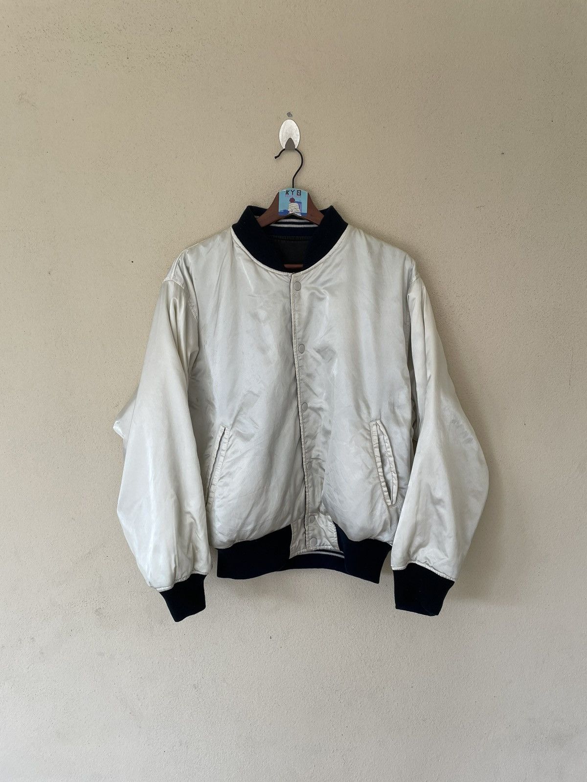 Vintage 💥FINAL DROP💥VINTAGE MOON RIDER REVERSIBLE VARSITY JACKET Size US M / EU 48-50 / 2 - 16 Thumbnail