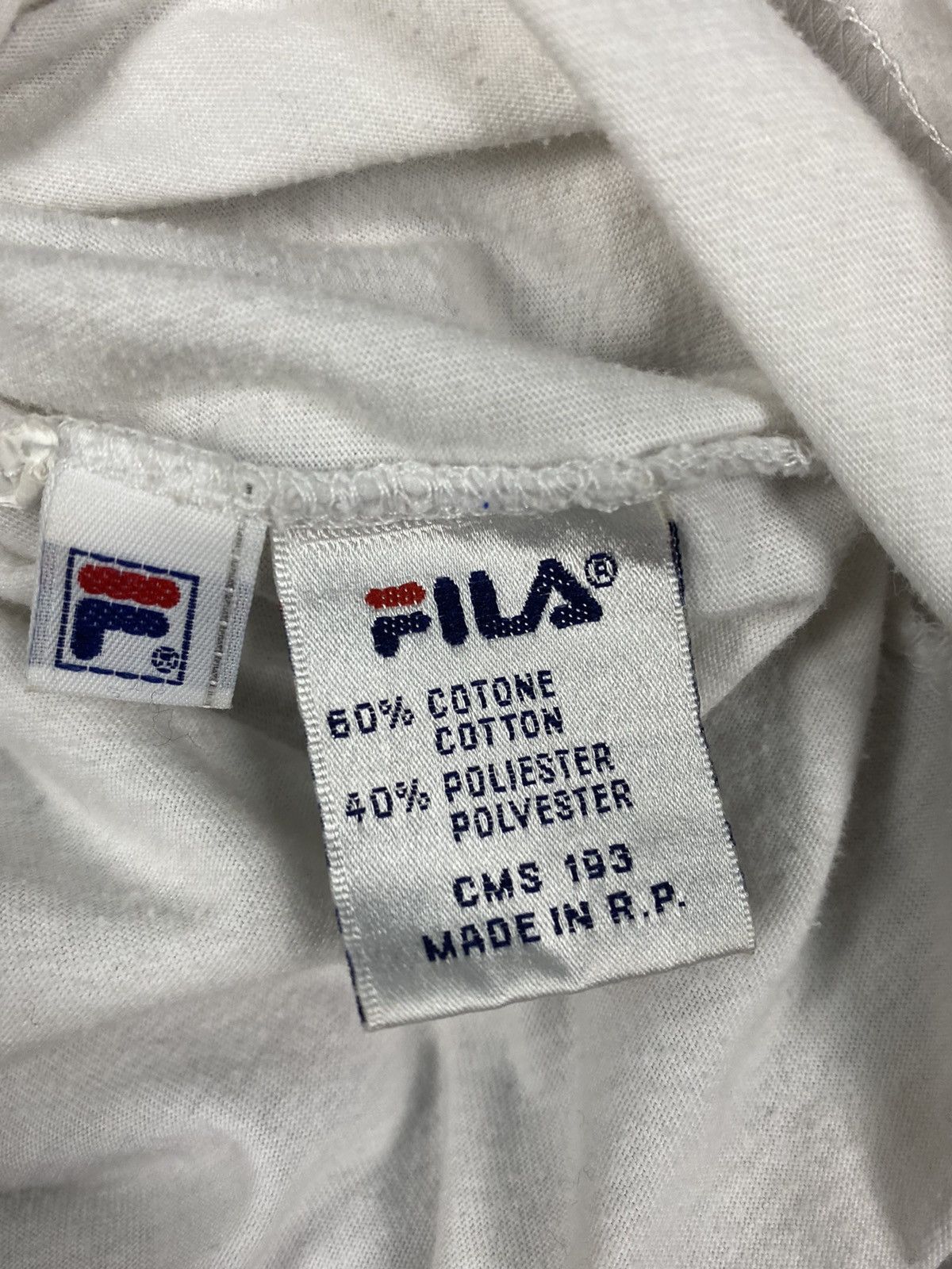 Fila NEED GONE 🔥 VINTAGE FILA BIG LOGO TEE T SHIRT Size US M / EU 48-50 / 2 - 5 Thumbnail