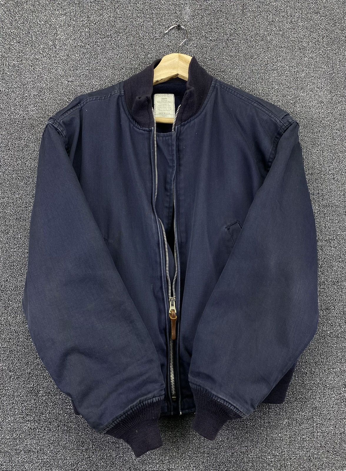 Alpha Industries Vintage AlphaIndustries Military Combat Winter Bomber Jacket Size US M / EU 48-50 / 2 - 9 Thumbnail