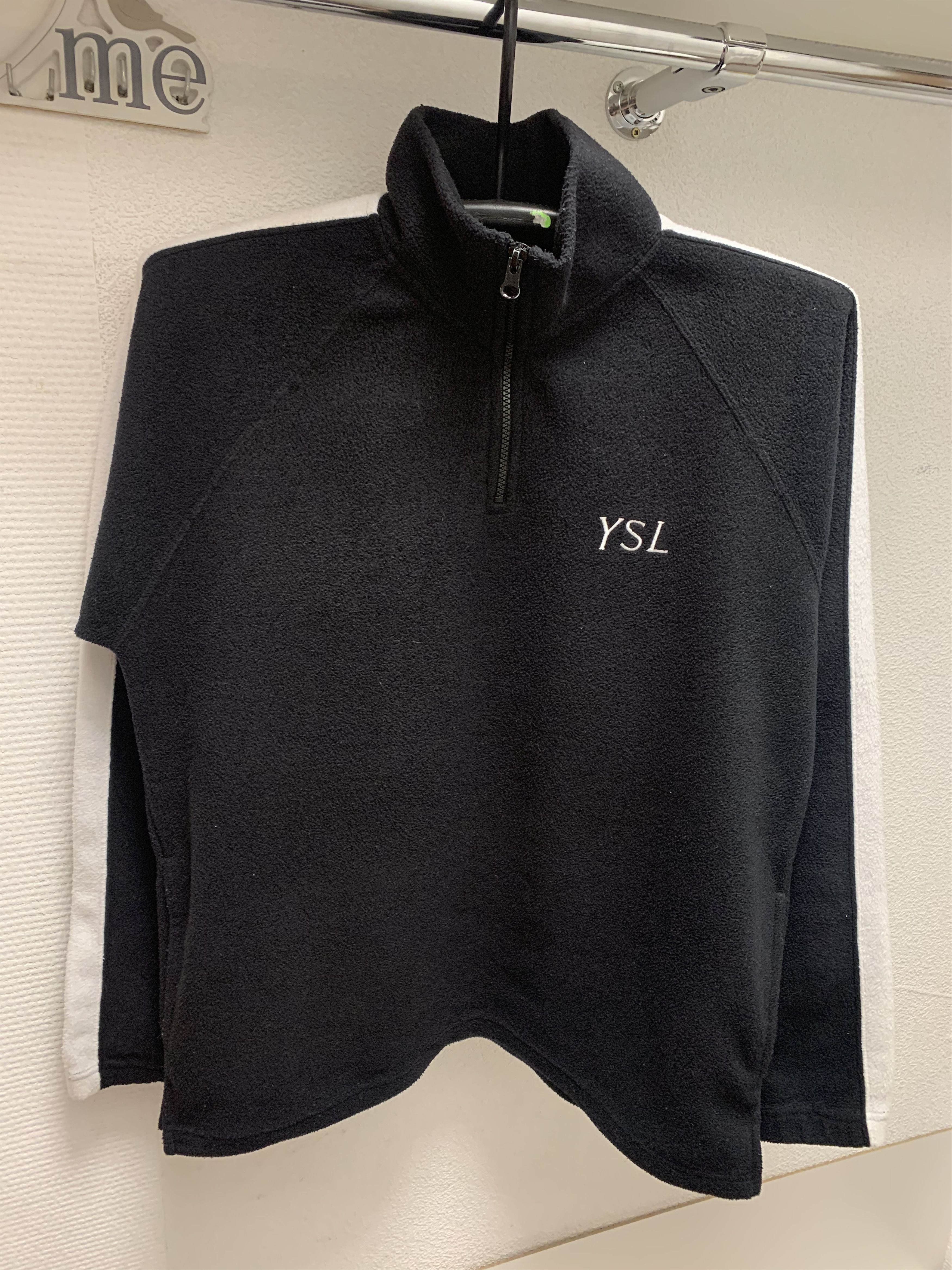 Yves Saint Laurent Yves Saint Laurent black fleece 1/4 zip YSL L vintage Size US L / EU 52-54 / 3 - 1 Thumbnail