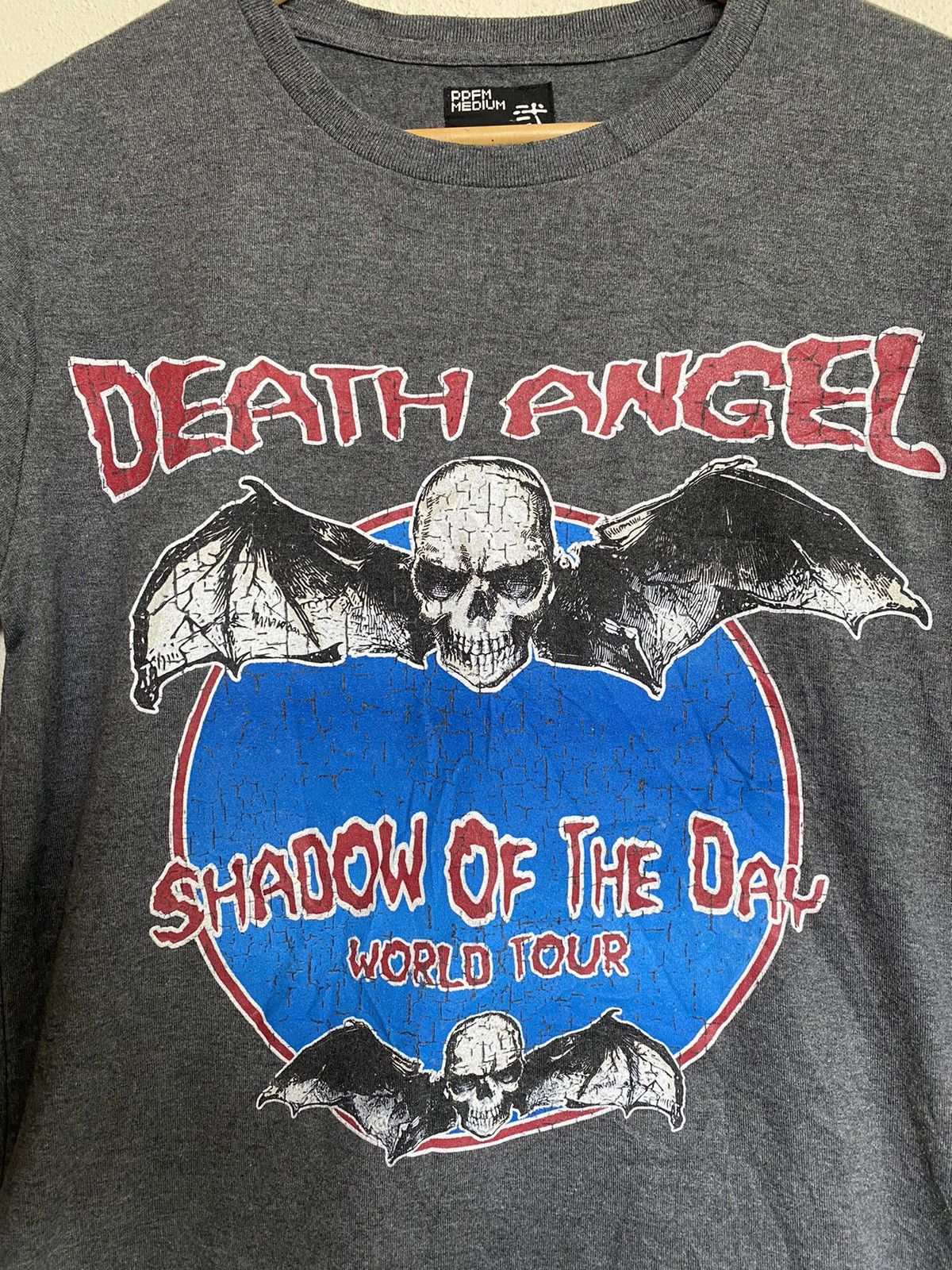 Band Tees 🔥Steals🔥Ppfm x Death Angel Long Sleeve Double Tshirt Size US M / EU 48-50 / 2 - 3 Thumbnail