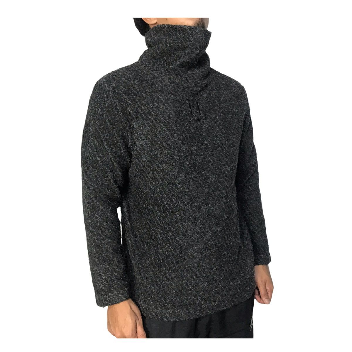 Fendi Fendi jeans embroid logo wool turtleneck fleece Size US M / EU 48-50 / 2 - 1 Thumbnail
