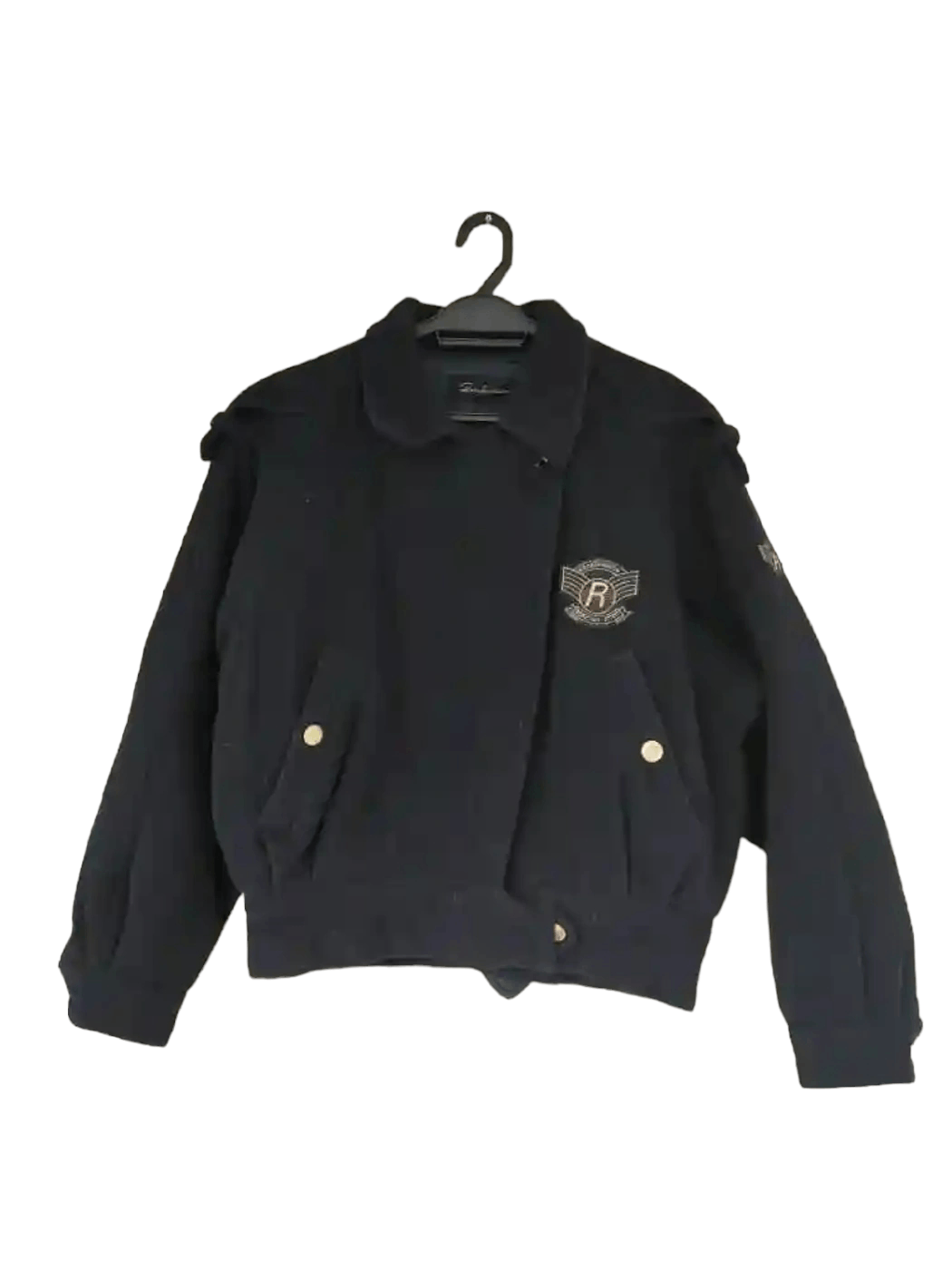 Japanese Brand Vintage Wool Bomber Jacket Size US M / EU 48-50 / 2 - 1 Thumbnail