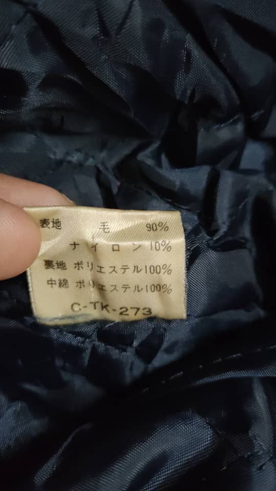 Japanese Brand Vintage Wool Bomber Jacket Size US M / EU 48-50 / 2 - 8 Thumbnail