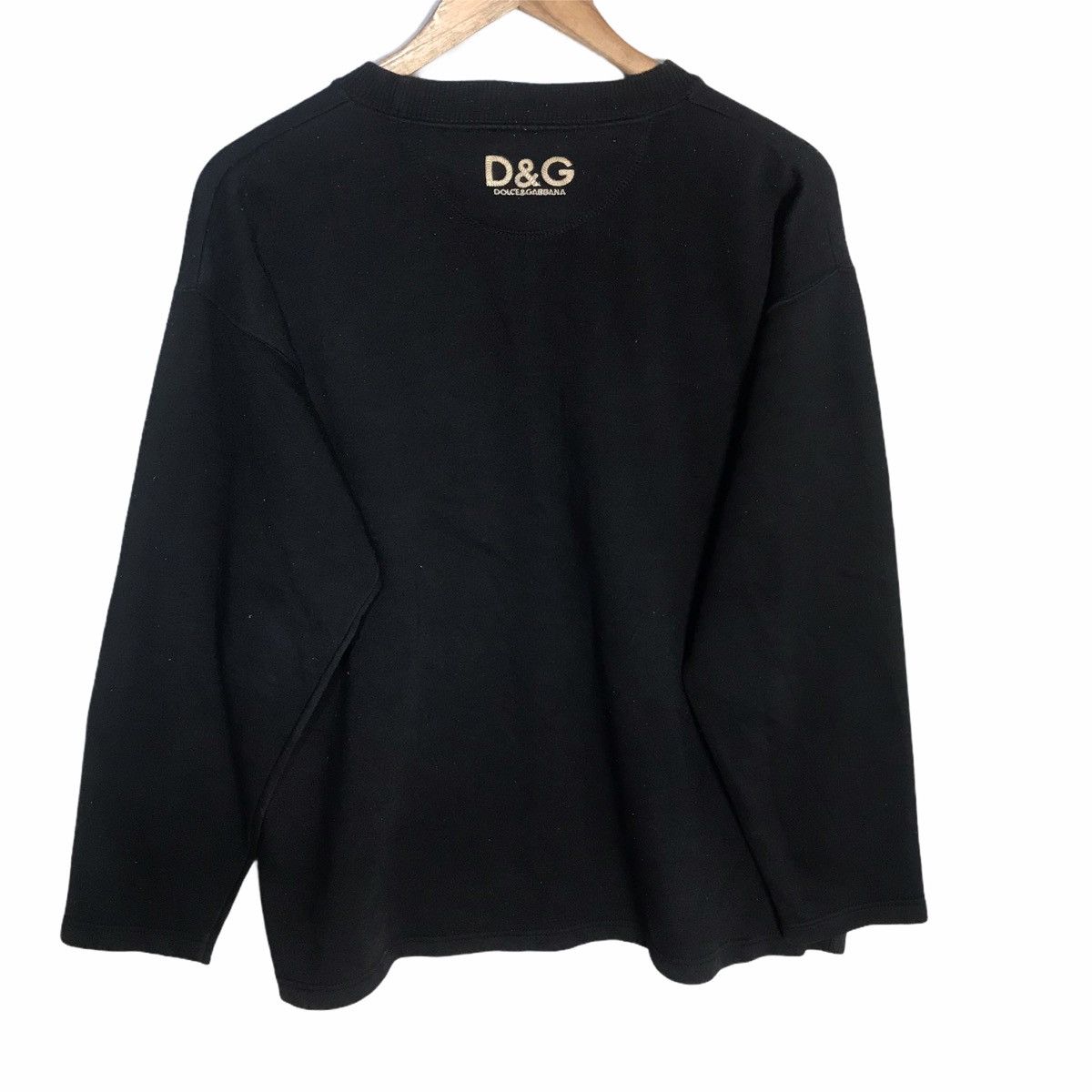 Dolce & Gabbana Vintage dolce & gabbana big embroid spell logo pullover Size US M / EU 48-50 / 2 - 2 Thumbnail