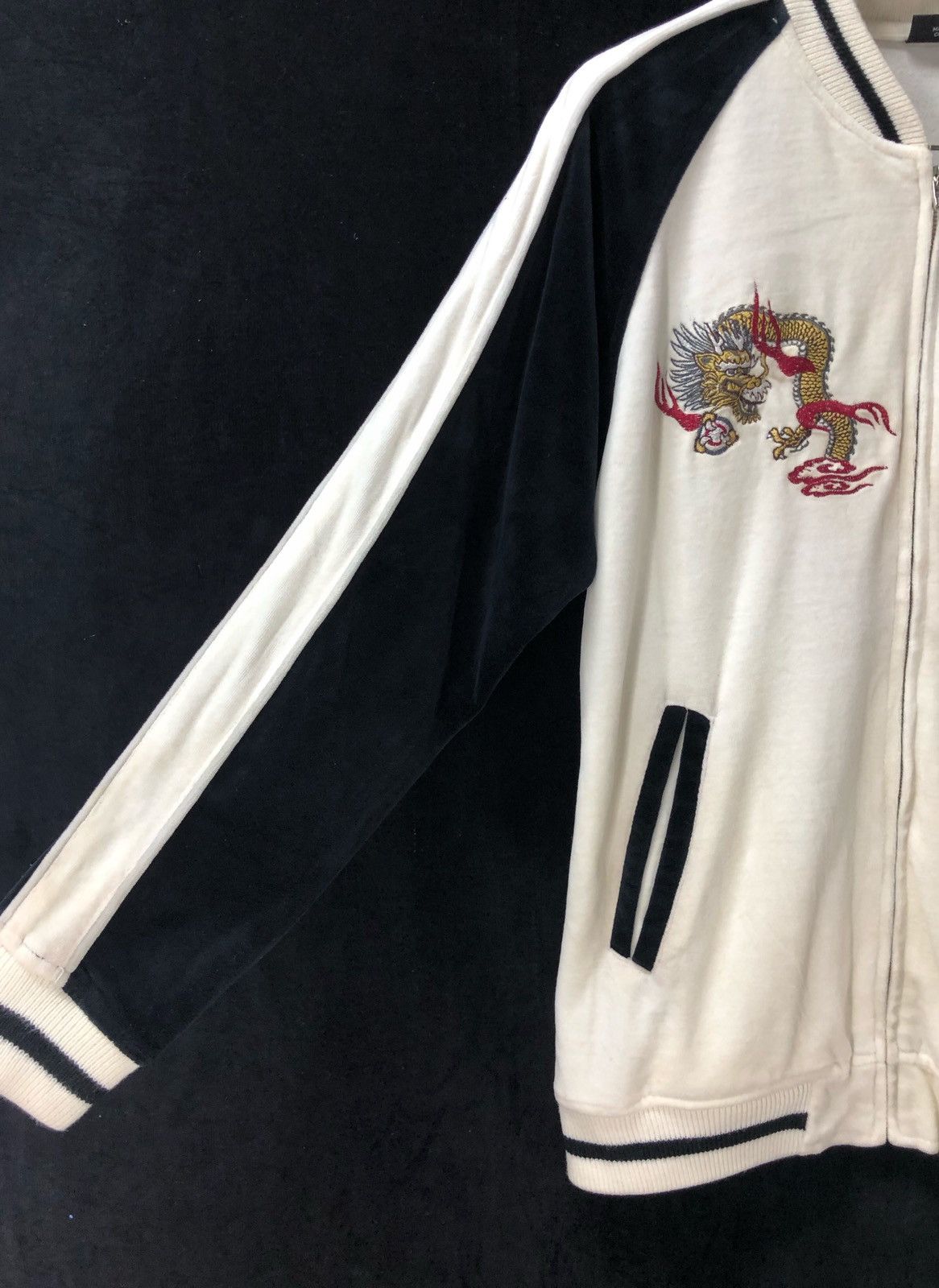 Other Sukajan Dragon Zipper Sweater Size US L / EU 52-54 / 3 - 4 Thumbnail
