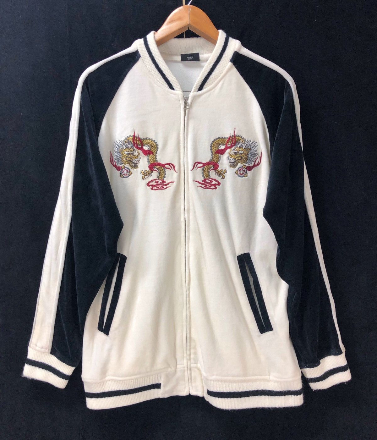 Other Sukajan Dragon Zipper Sweater Size US L / EU 52-54 / 3 - 2 Thumbnail