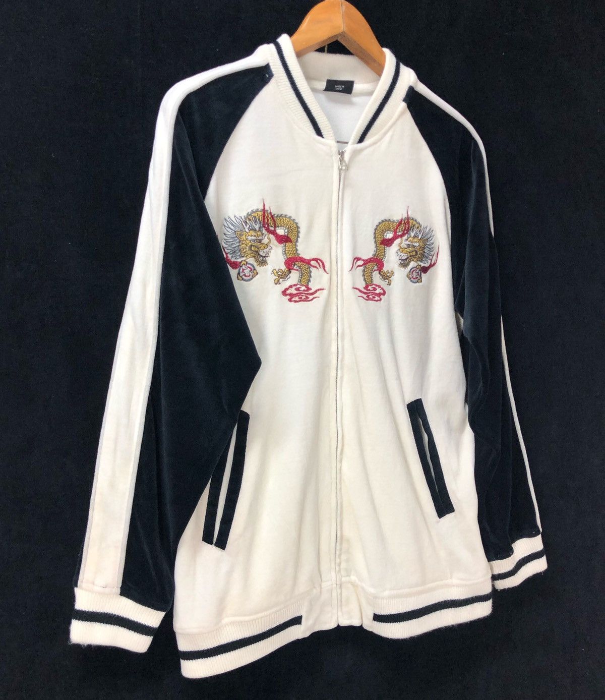 Other Sukajan Dragon Zipper Sweater Size US L / EU 52-54 / 3 - 3 Thumbnail