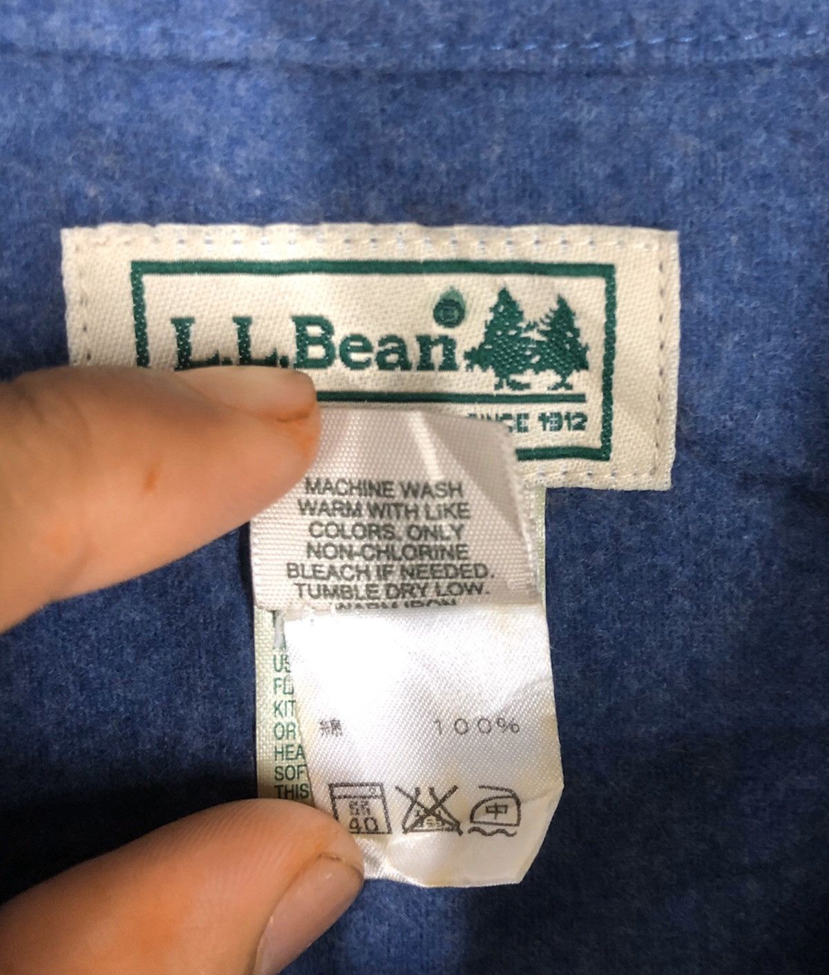 L.L. Bean Vintage 90s LL Bean Flannel Button Up Size M Size US M / EU 48-50 / 2 - 11 Thumbnail