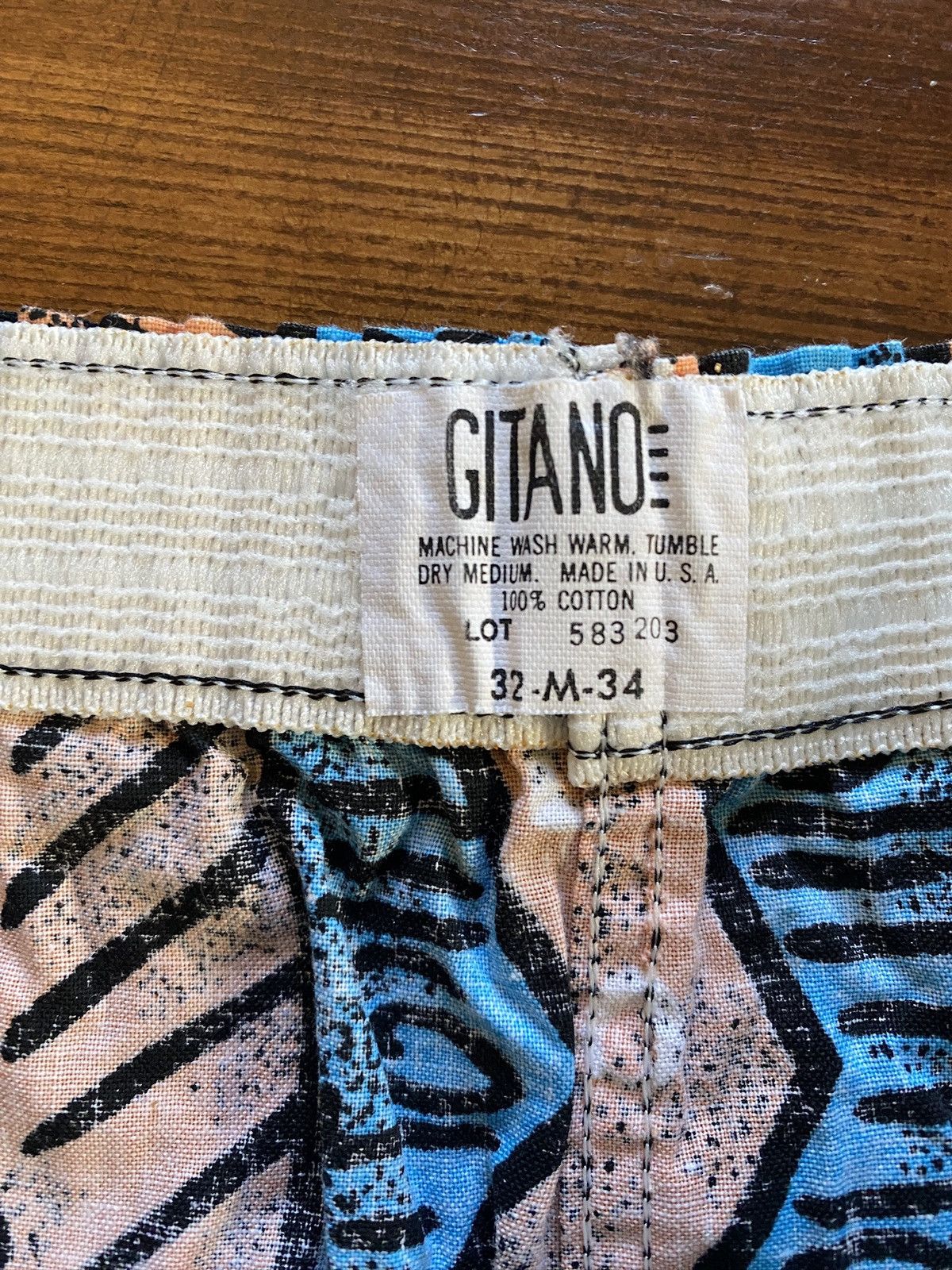 Vintage Vintage 80’s Gitano New Boxers Retro Design Size 36 - 7 Thumbnail