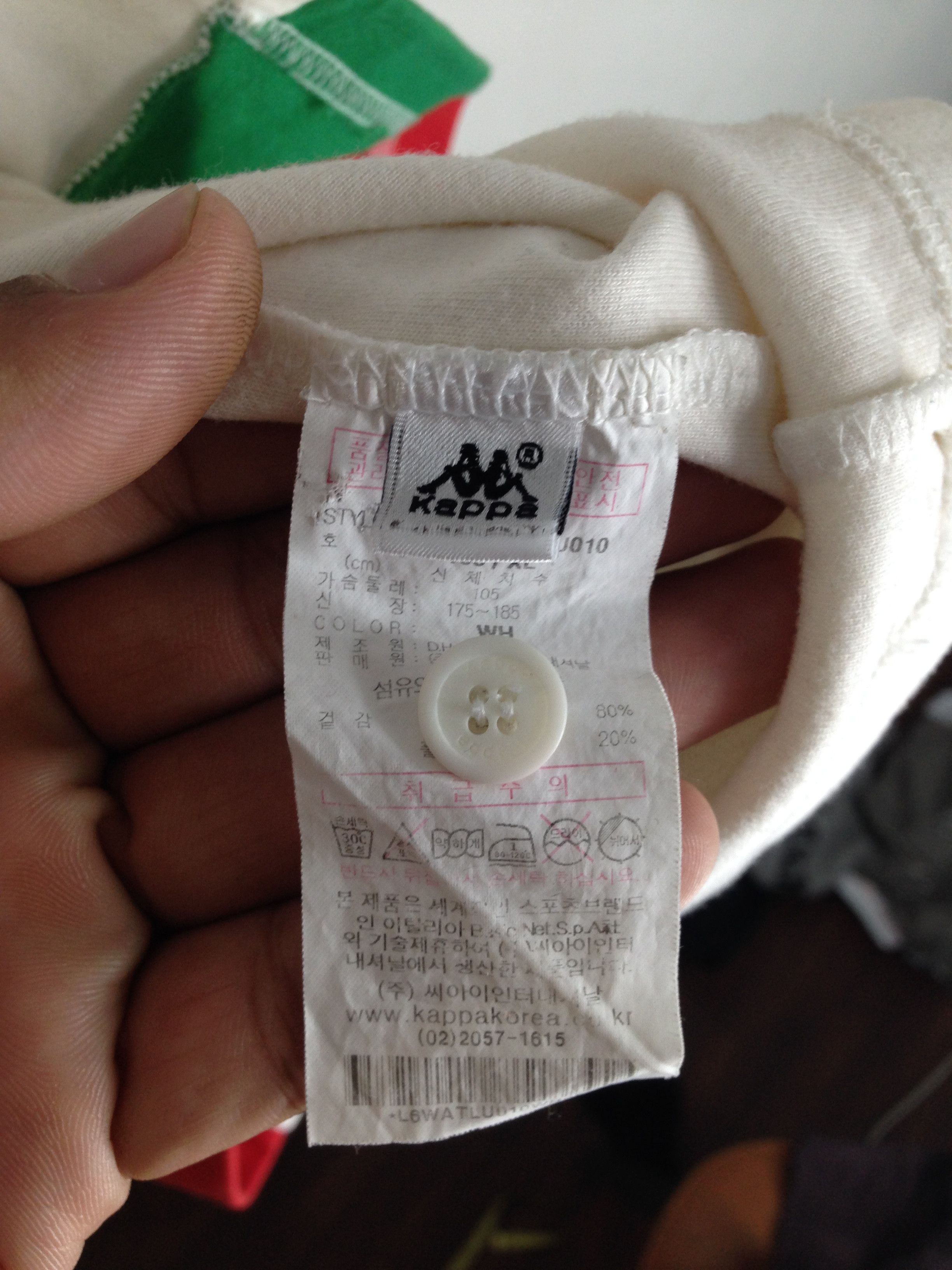 Kappa × Vintage Kappa Button long sleeve stripe Collar Size US XL / EU 56 / 4 - 4 Thumbnail
