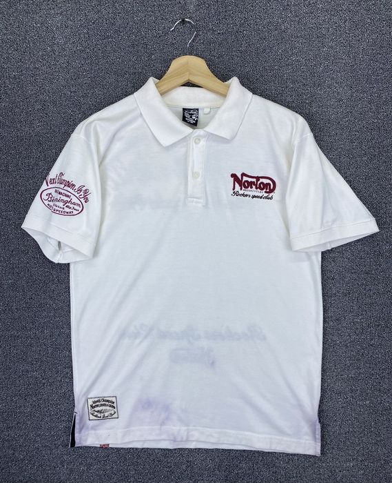 Vintage Vintage Norton Big Logo Polo Shirts | Grailed