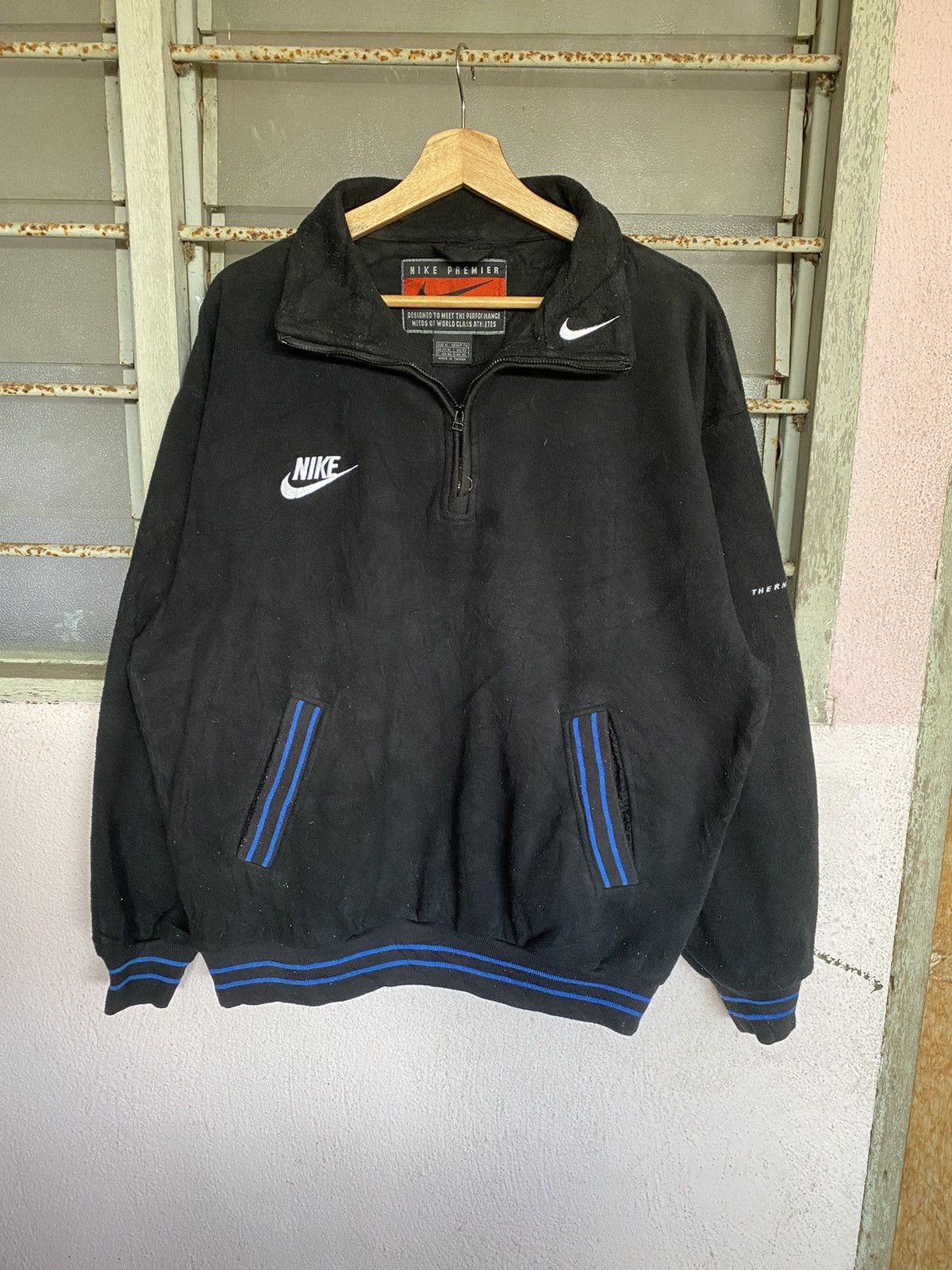 Nike Nike Big Swoosh Woven Pullover Fleece Size US M / EU 48-50 / 2 - 5 Thumbnail