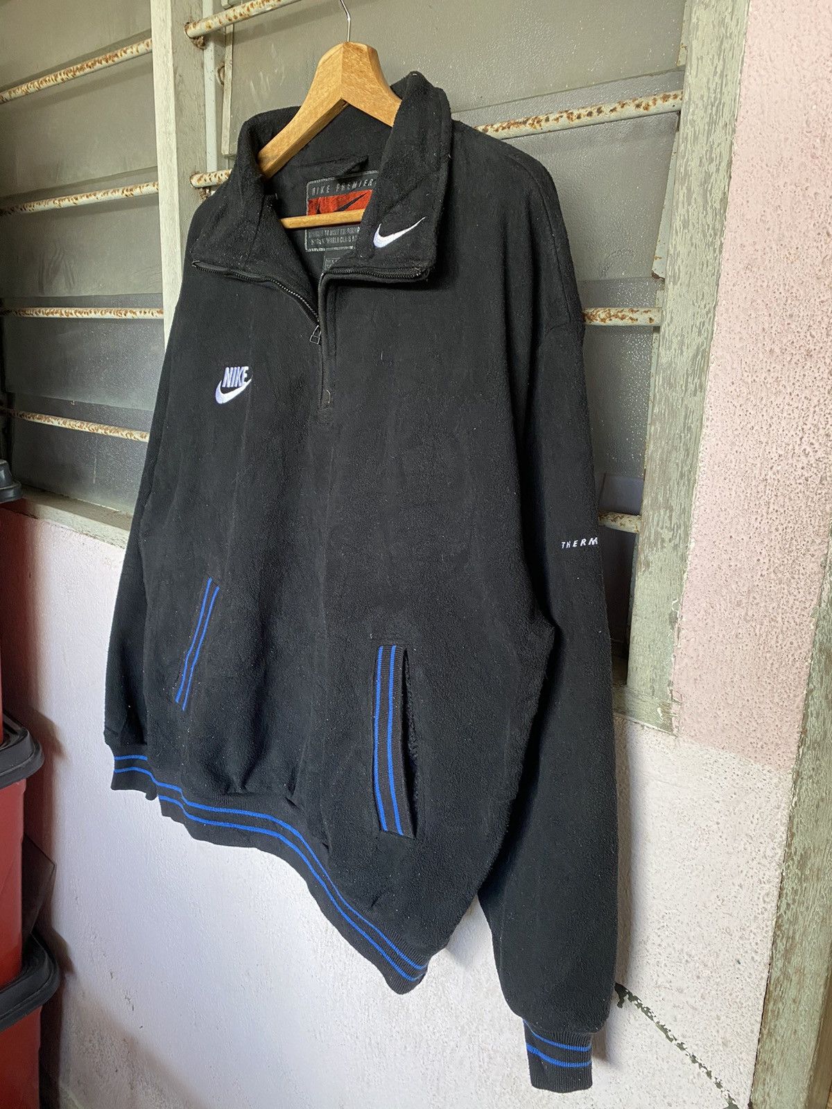 Nike Nike Big Swoosh Woven Pullover Fleece Size US M / EU 48-50 / 2 - 3 Thumbnail