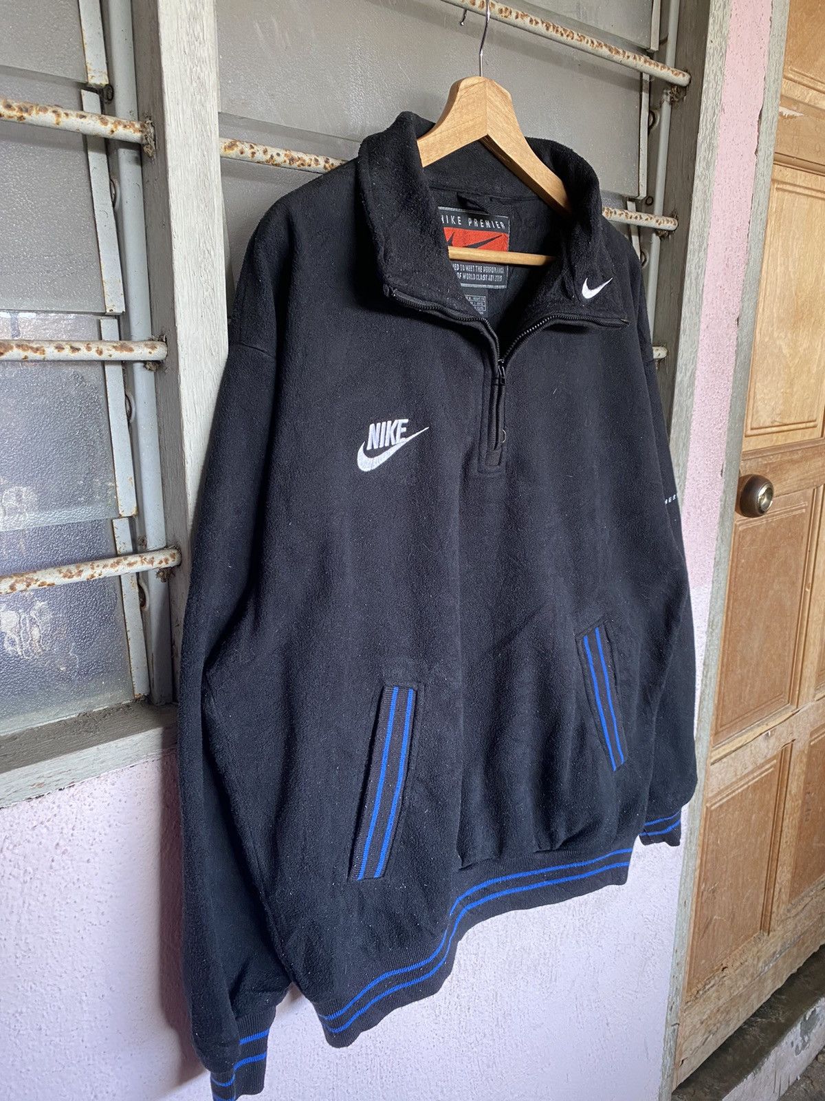 Nike Nike Big Swoosh Woven Pullover Fleece Size US M / EU 48-50 / 2 - 4 Thumbnail