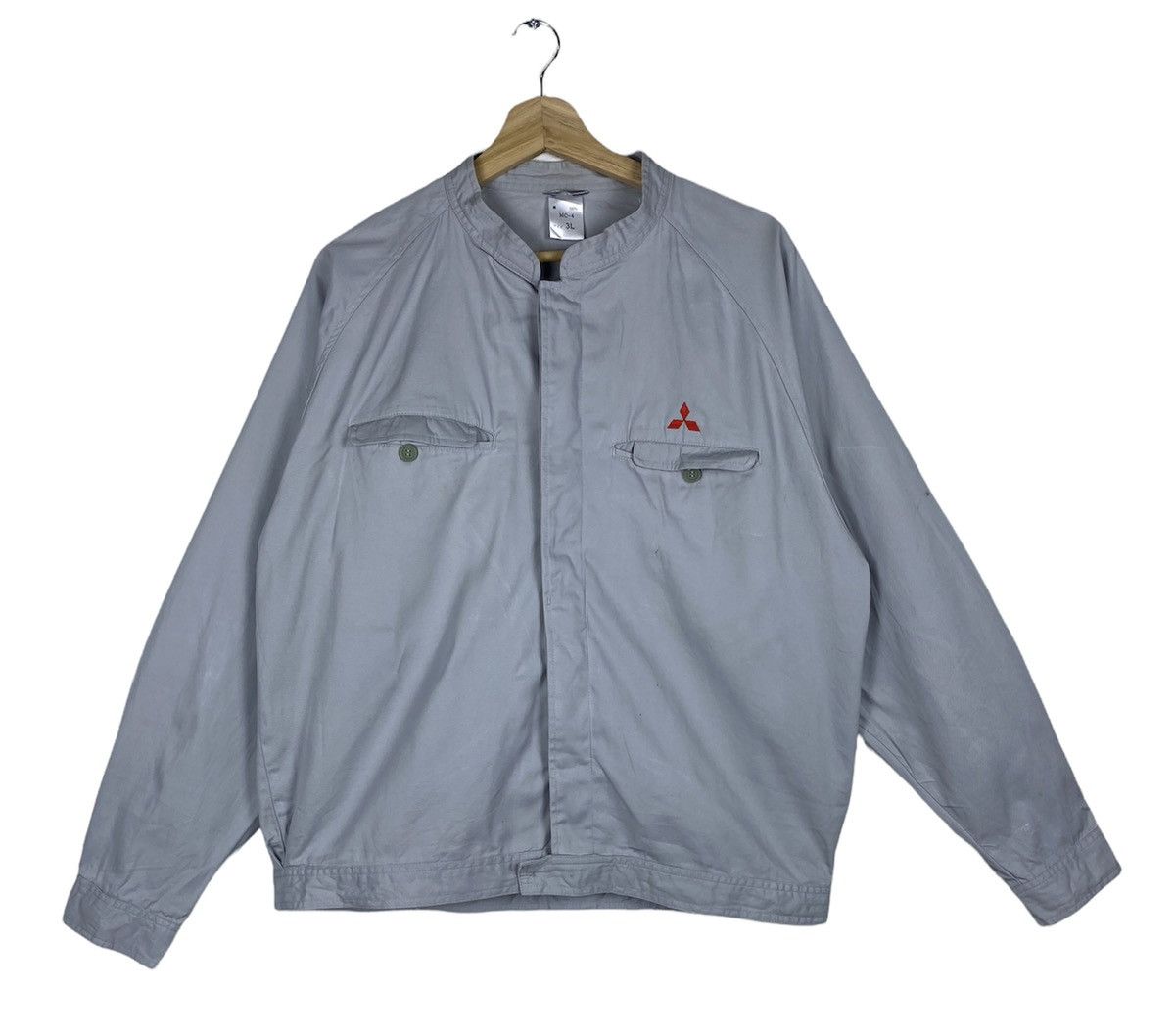 Japanese Brand Vintage Mitsubishi Uniform Workwear Button Up Jacket Size US XL / EU 56 / 4 - 1 Thumbnail