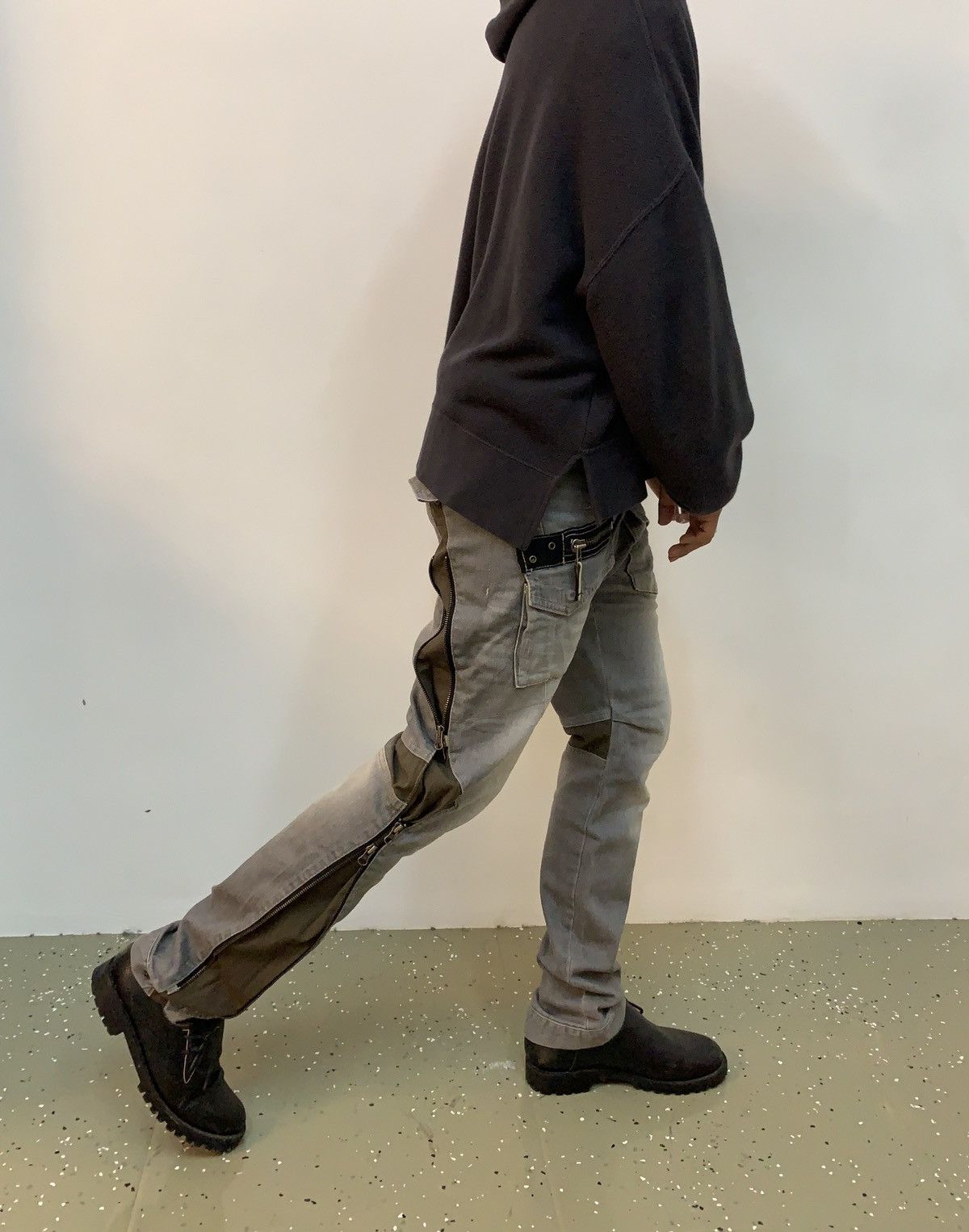 Vintage PPFM Zip Leg Trousers Size W32